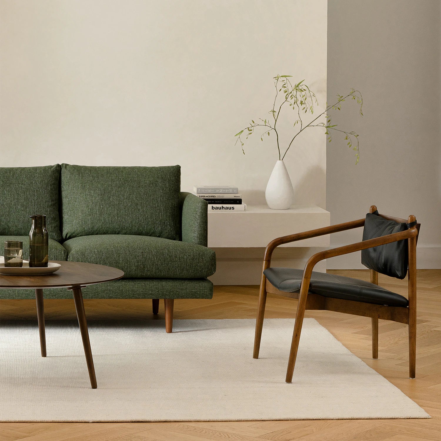 Lento 25" Leather Lounge Chair