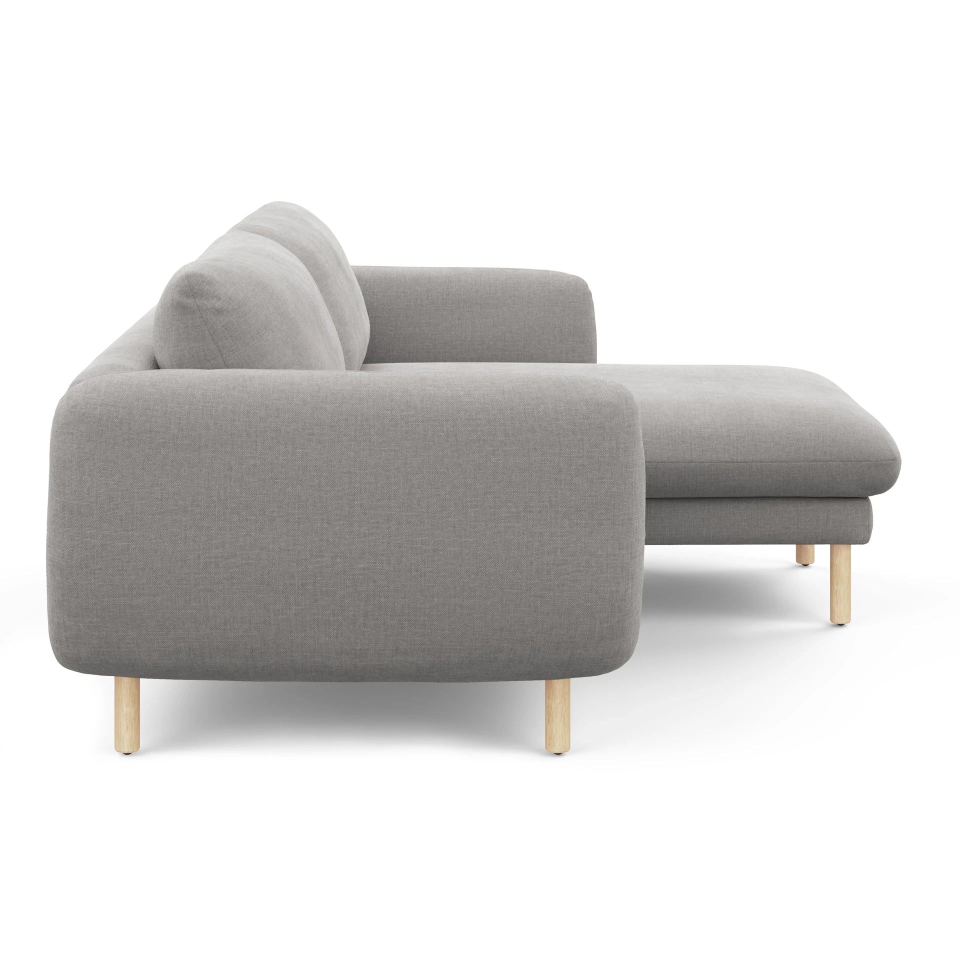 Sanders 85.5" Reversible Sectional - Hestia Gray