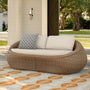 Avila 85.5" Outdoor Sofa - Dravite Ivory