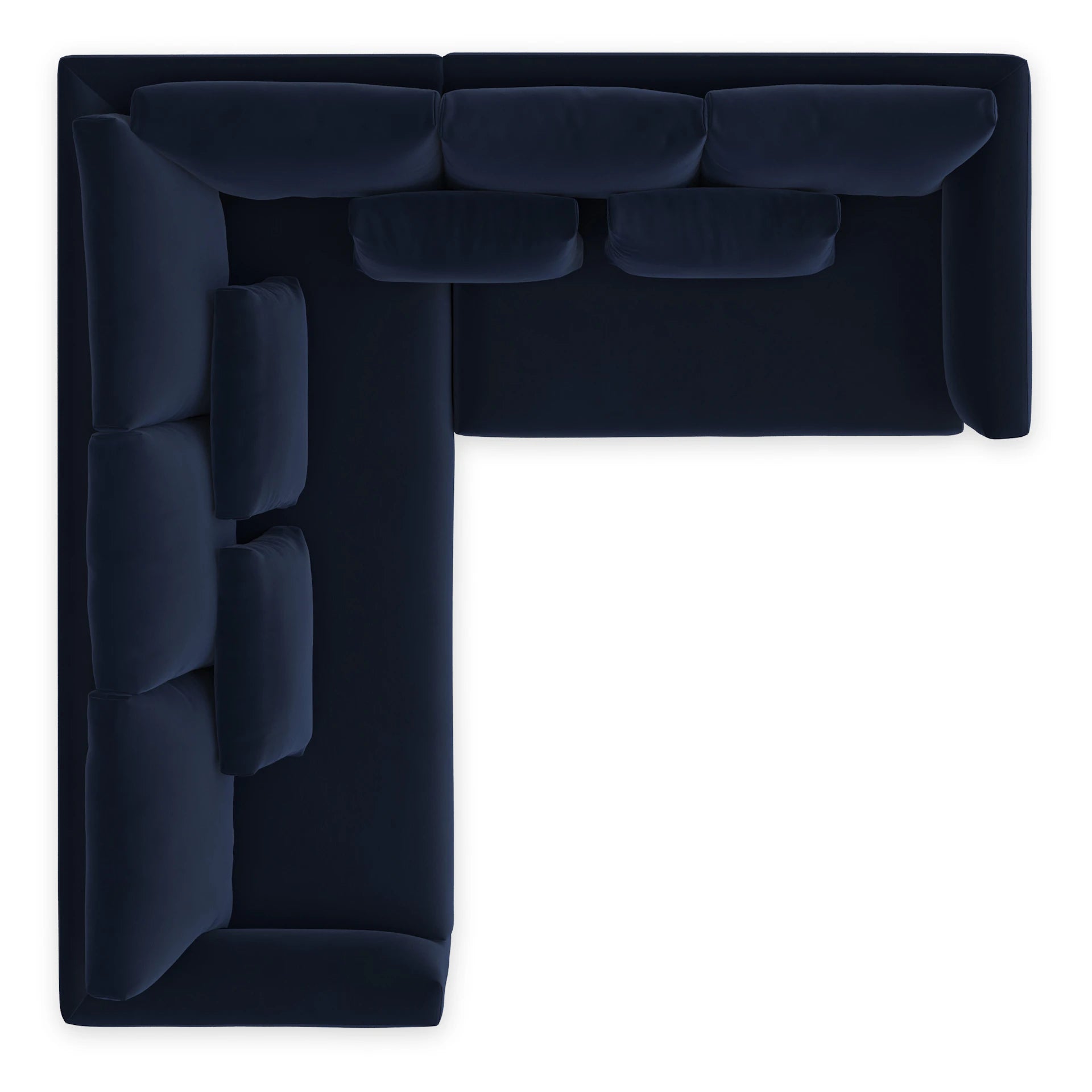 Marina Velvet Corner Sectional