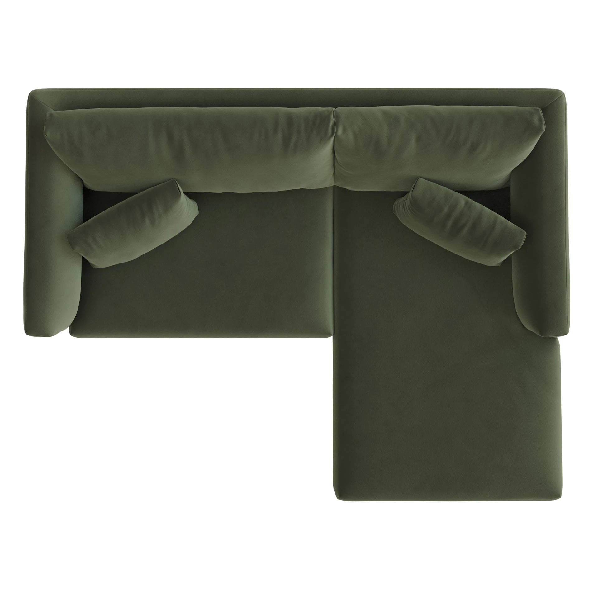 Marina Velvet Corner Sectional