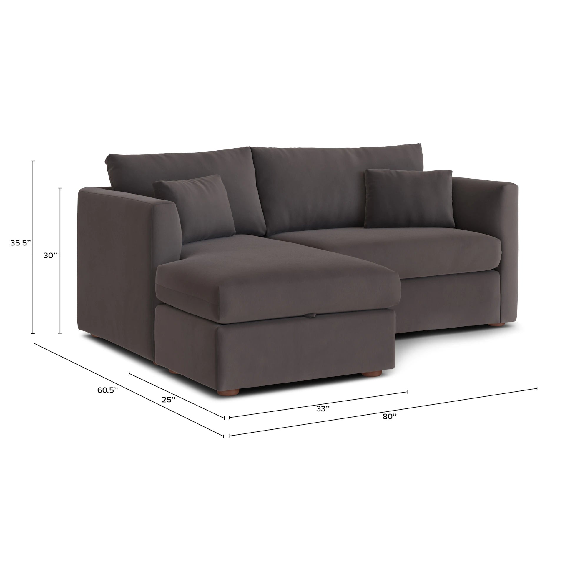 Marina Velvet Corner Sectional