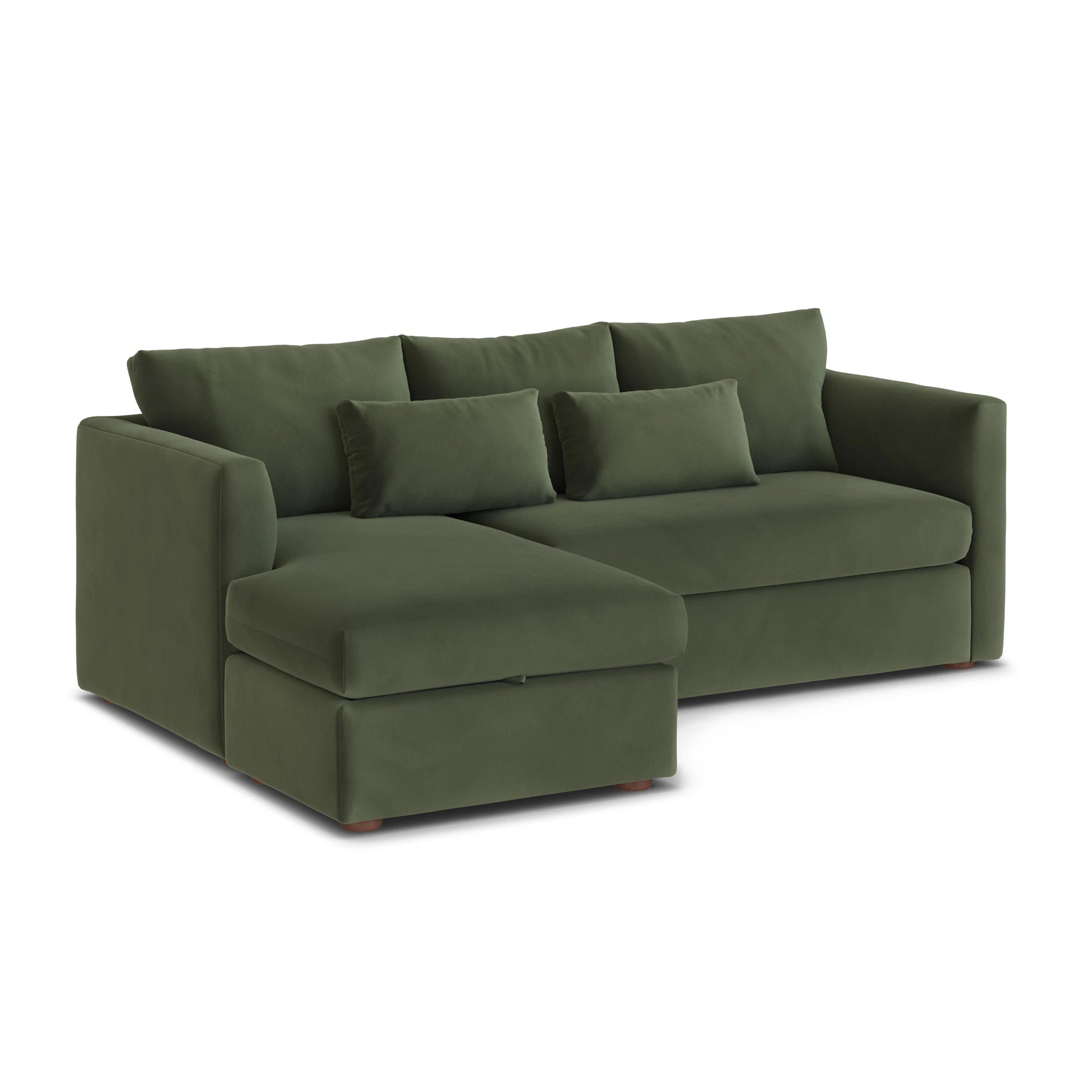 Marina Velvet Corner Sectional
