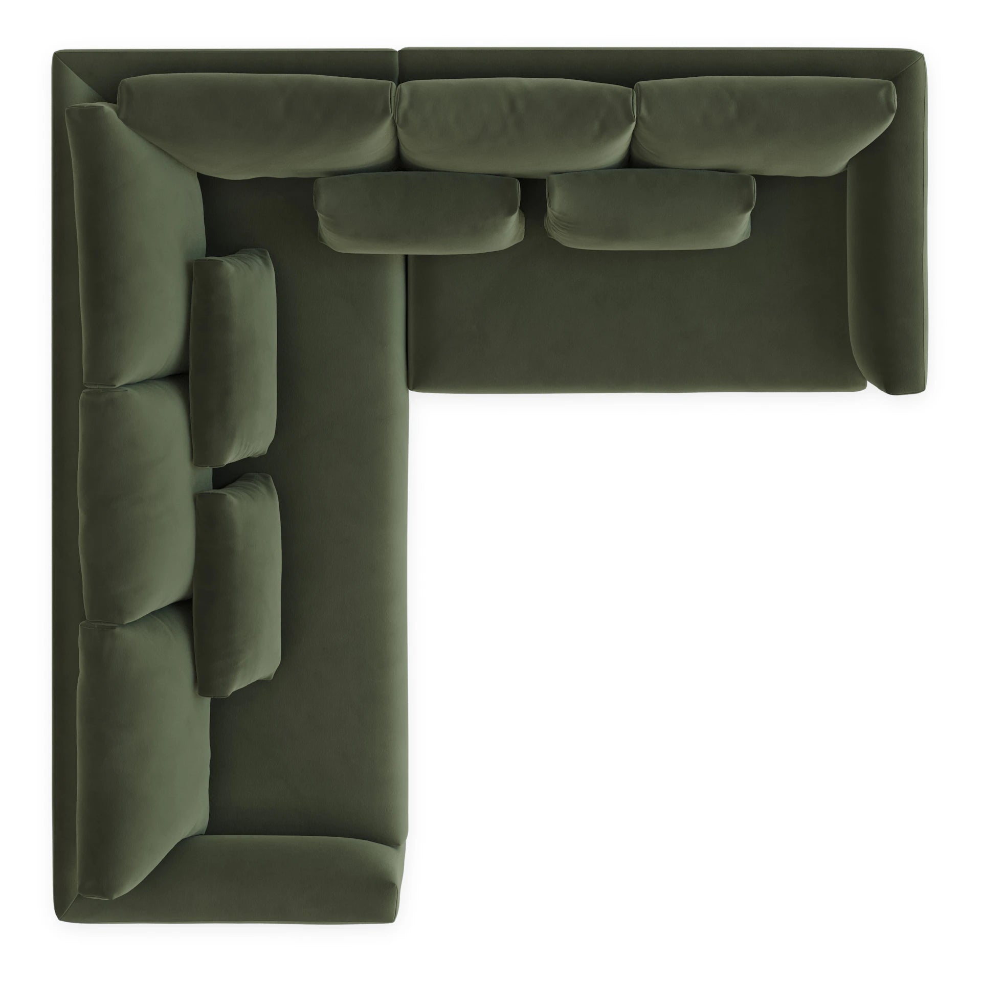 Marina Velvet Corner Sectional