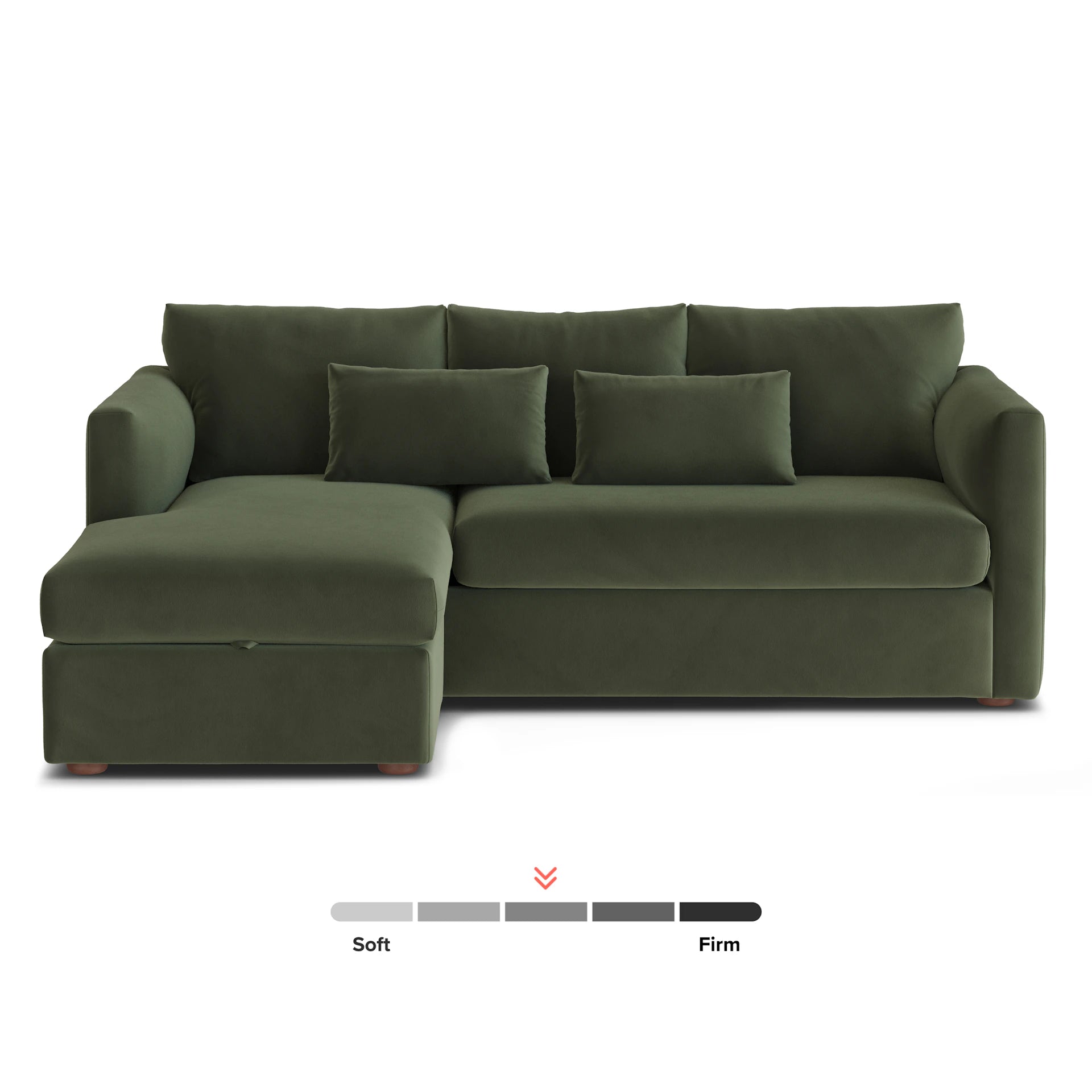 Marina Velvet Corner Sectional