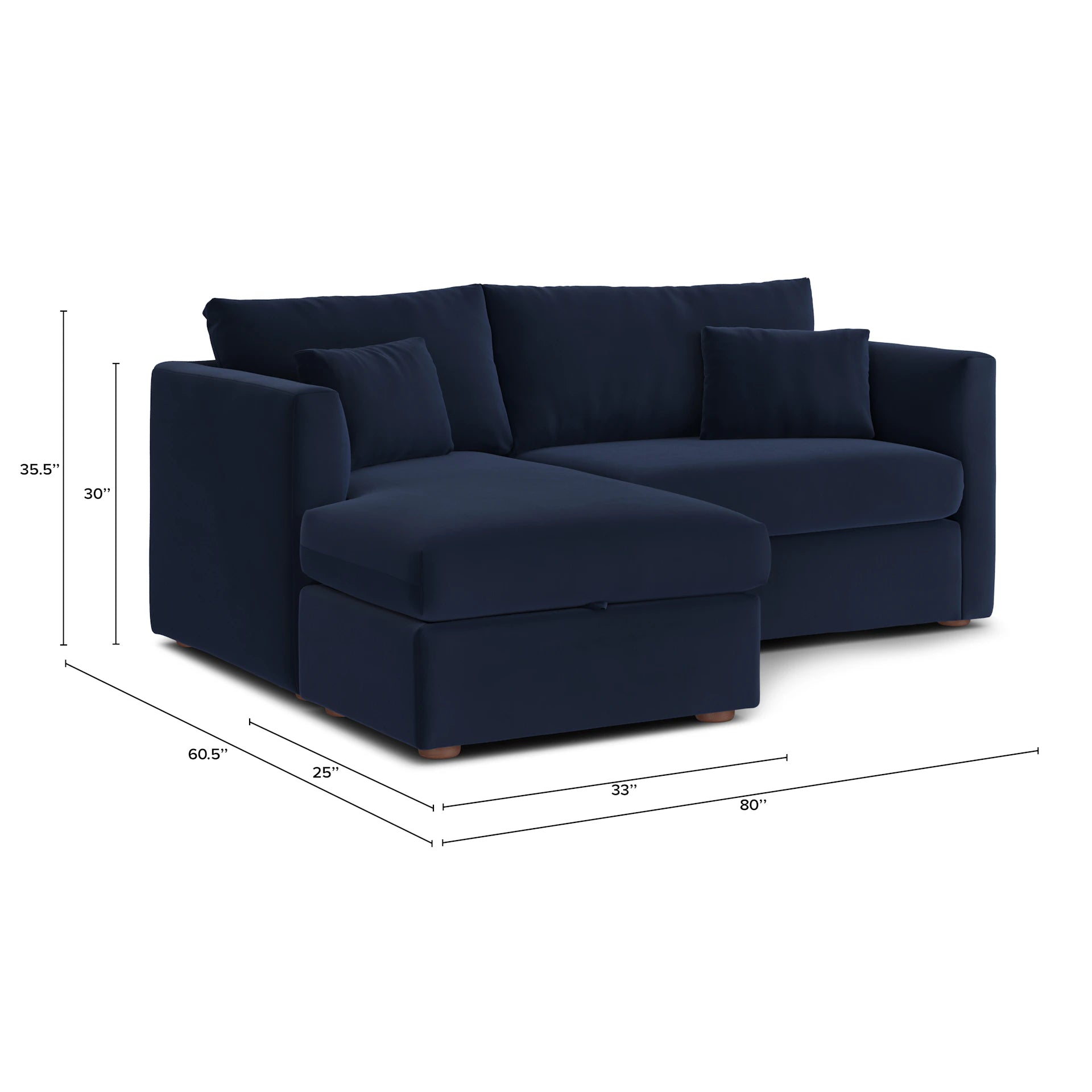 Marina Velvet Corner Sectional