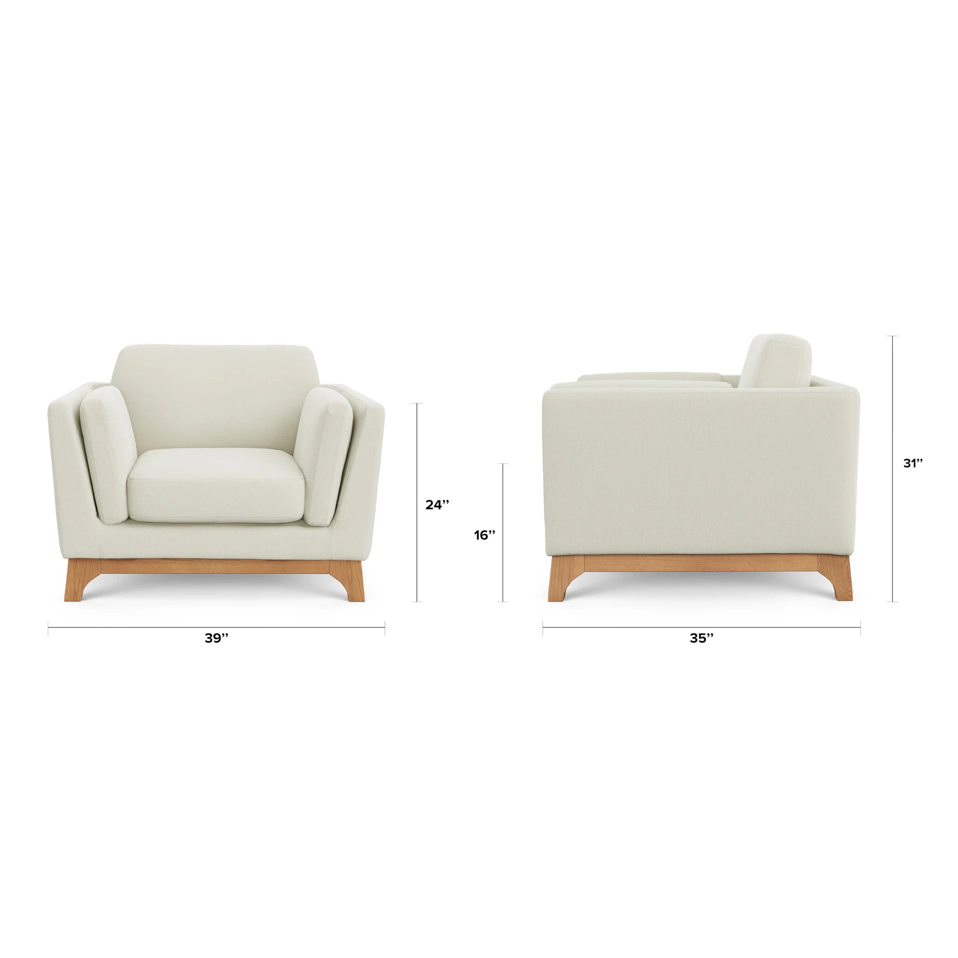 Ceni 39" Lounge Chair