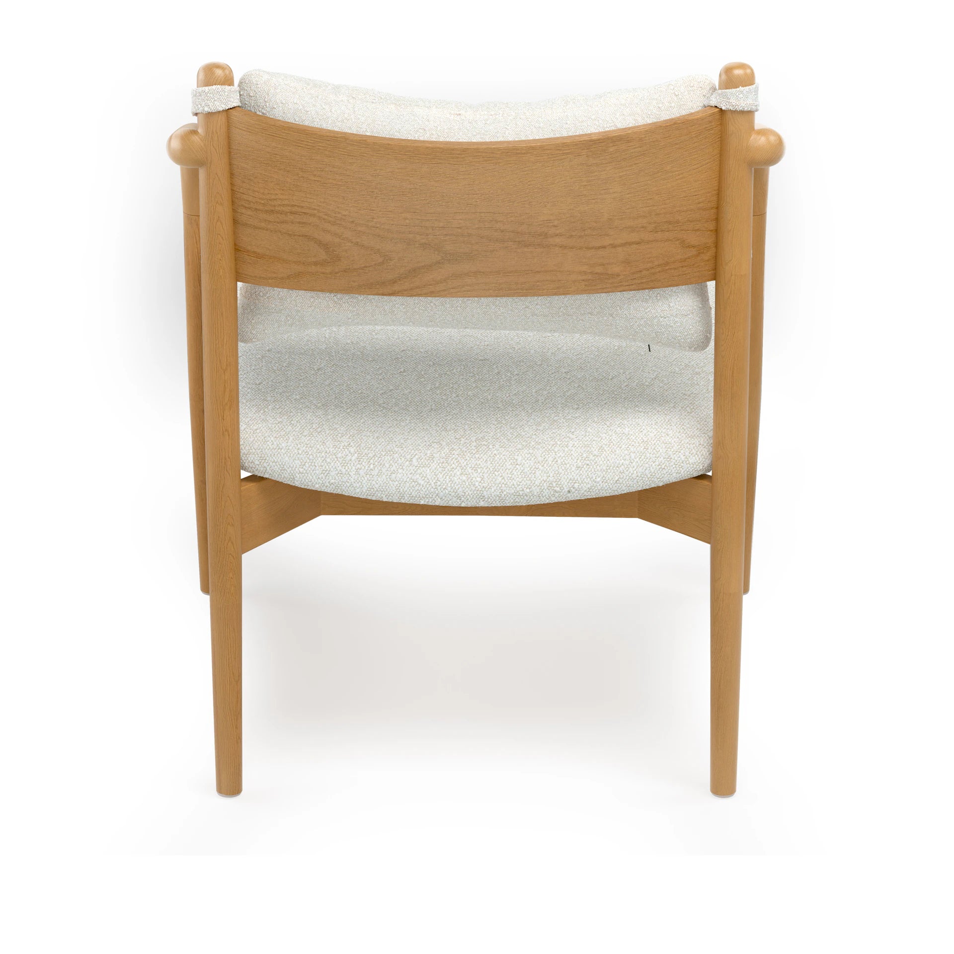 Lento 25" Lounge Chair - Ivory Bouclé