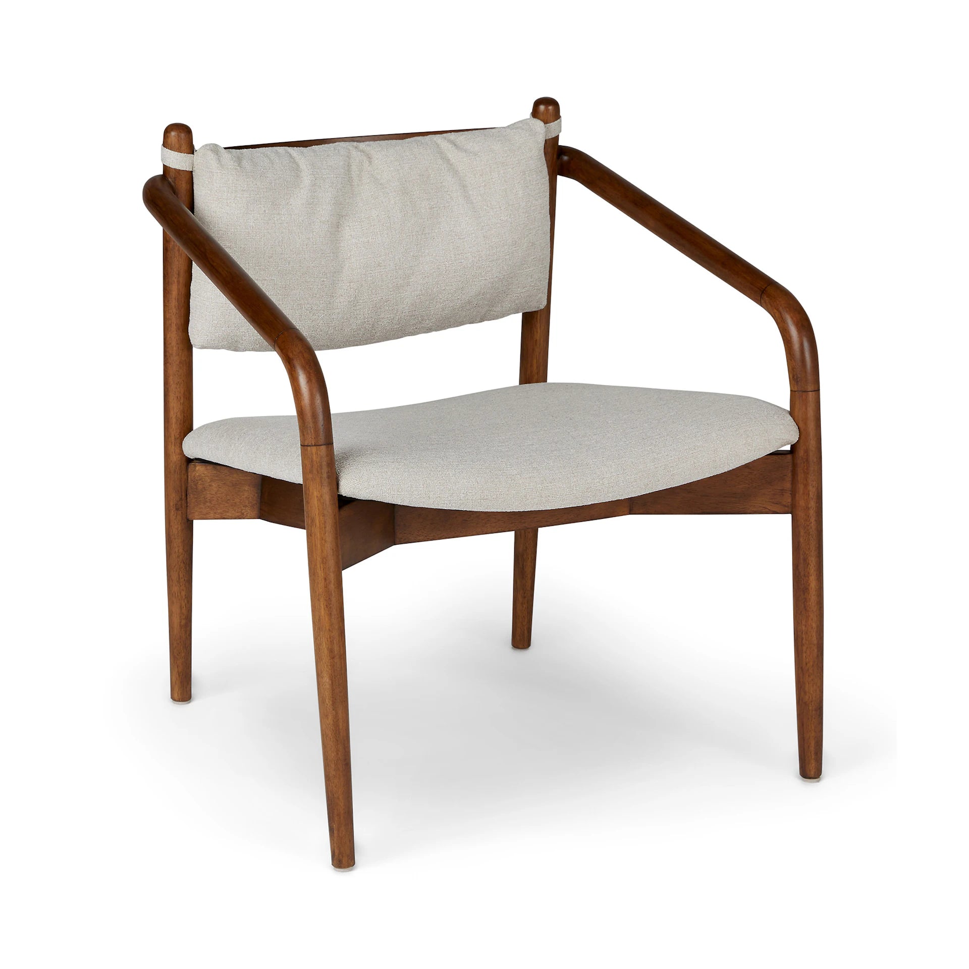 Lento 25" Lounge Chair - Ivory Bouclé