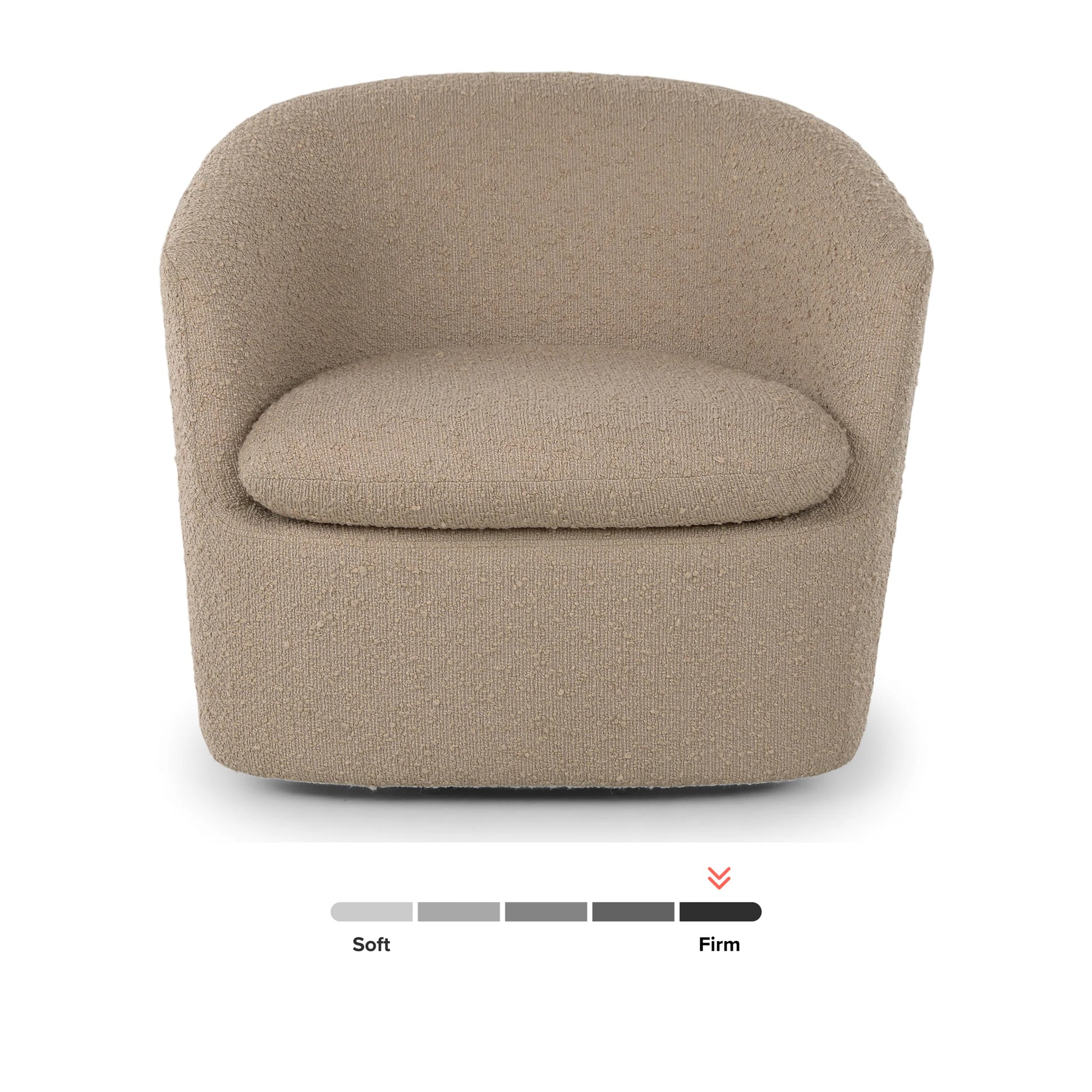 Turoy 32.5" Swivel Lounge Chair