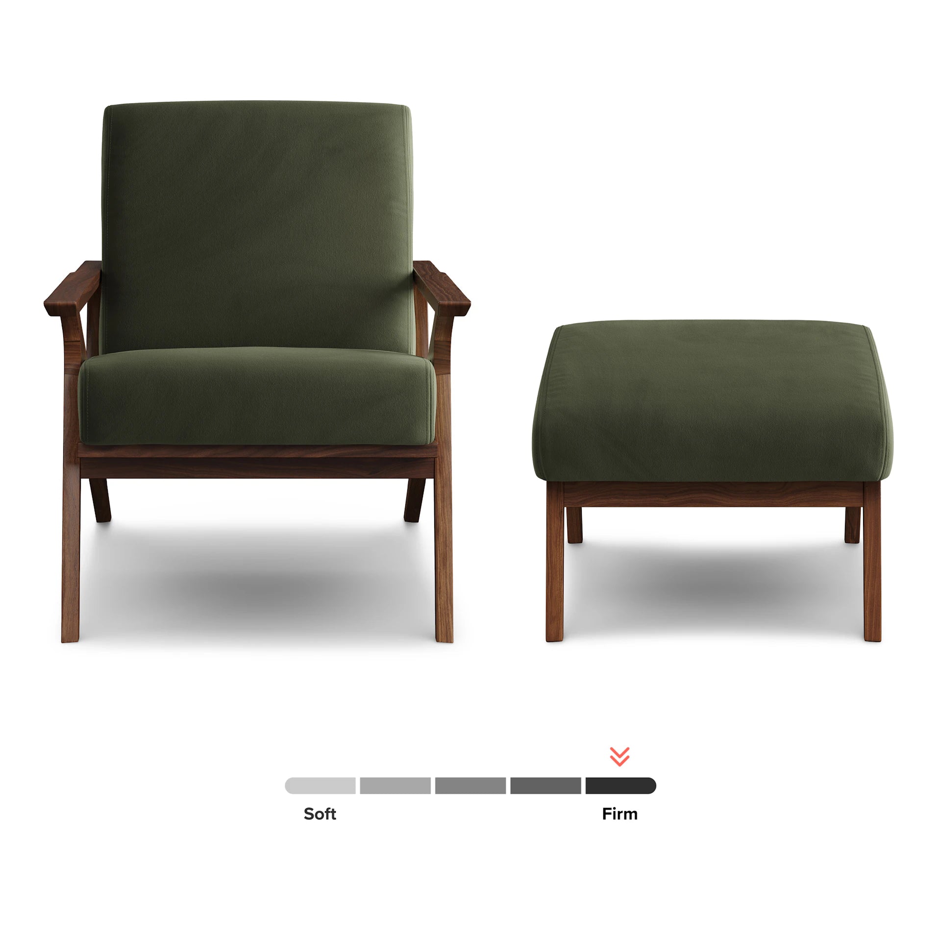 Otio 26" Velvet Lounge Set