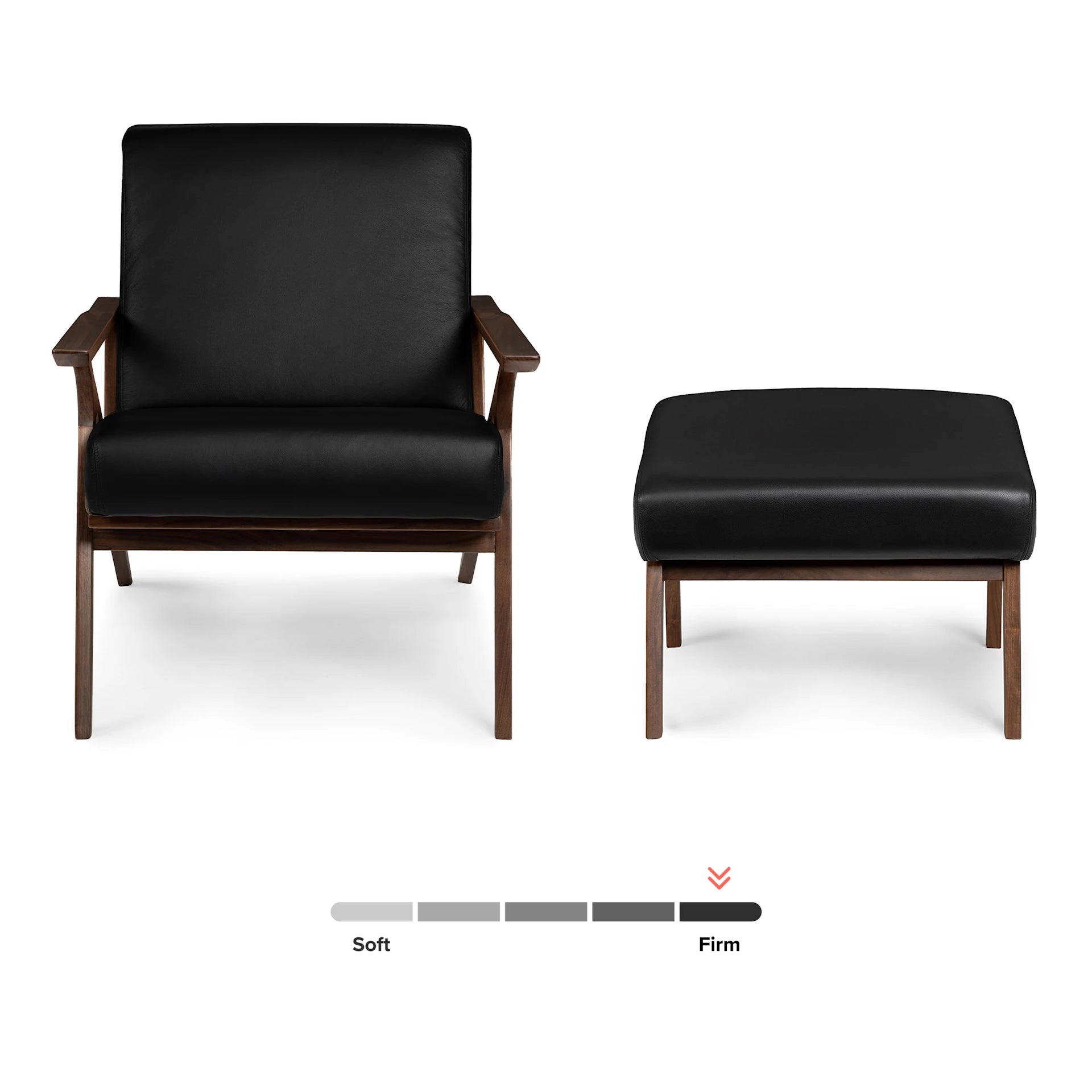 Otio 26" Leather Lounge Set