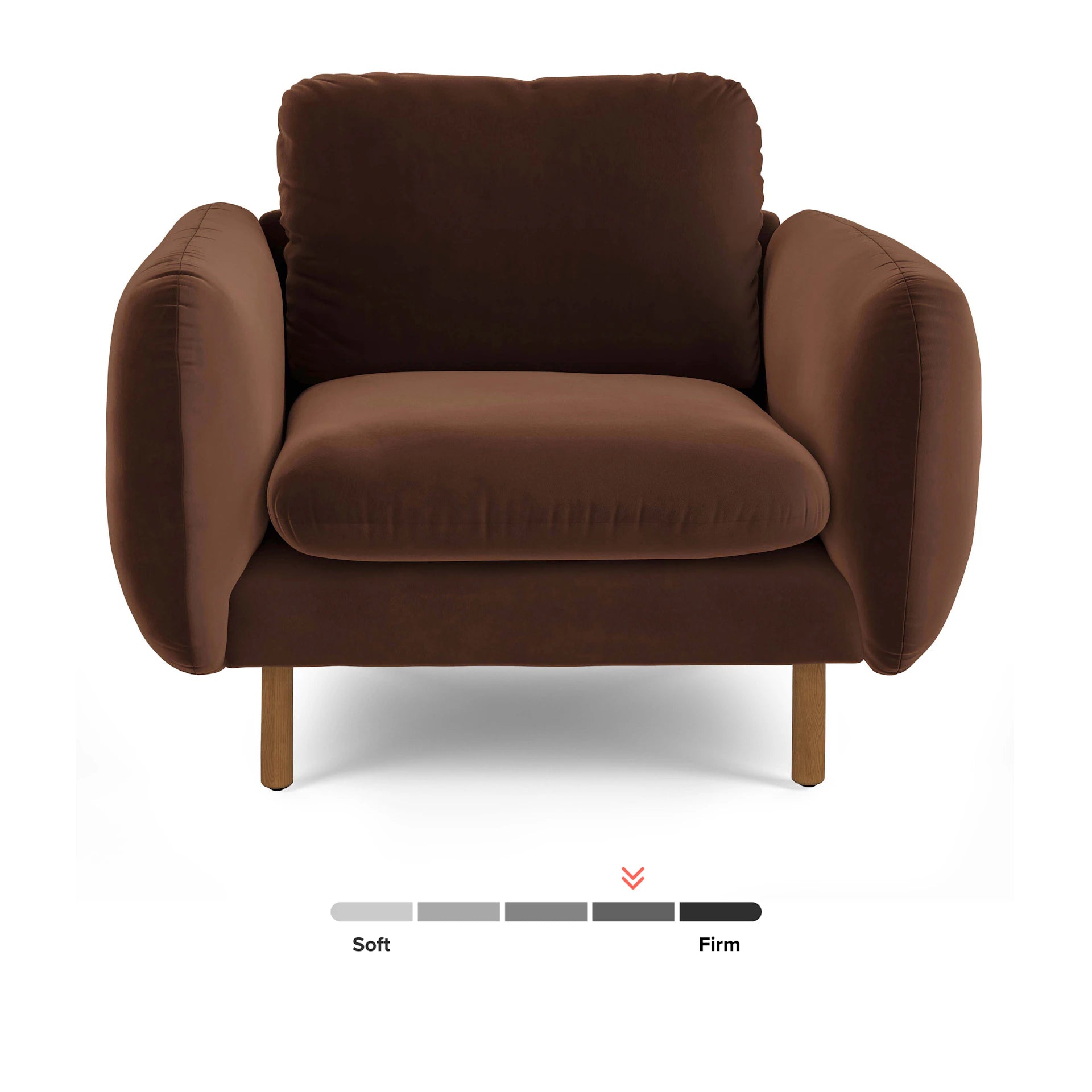 Sanders 37" Velvet Lounge Chair