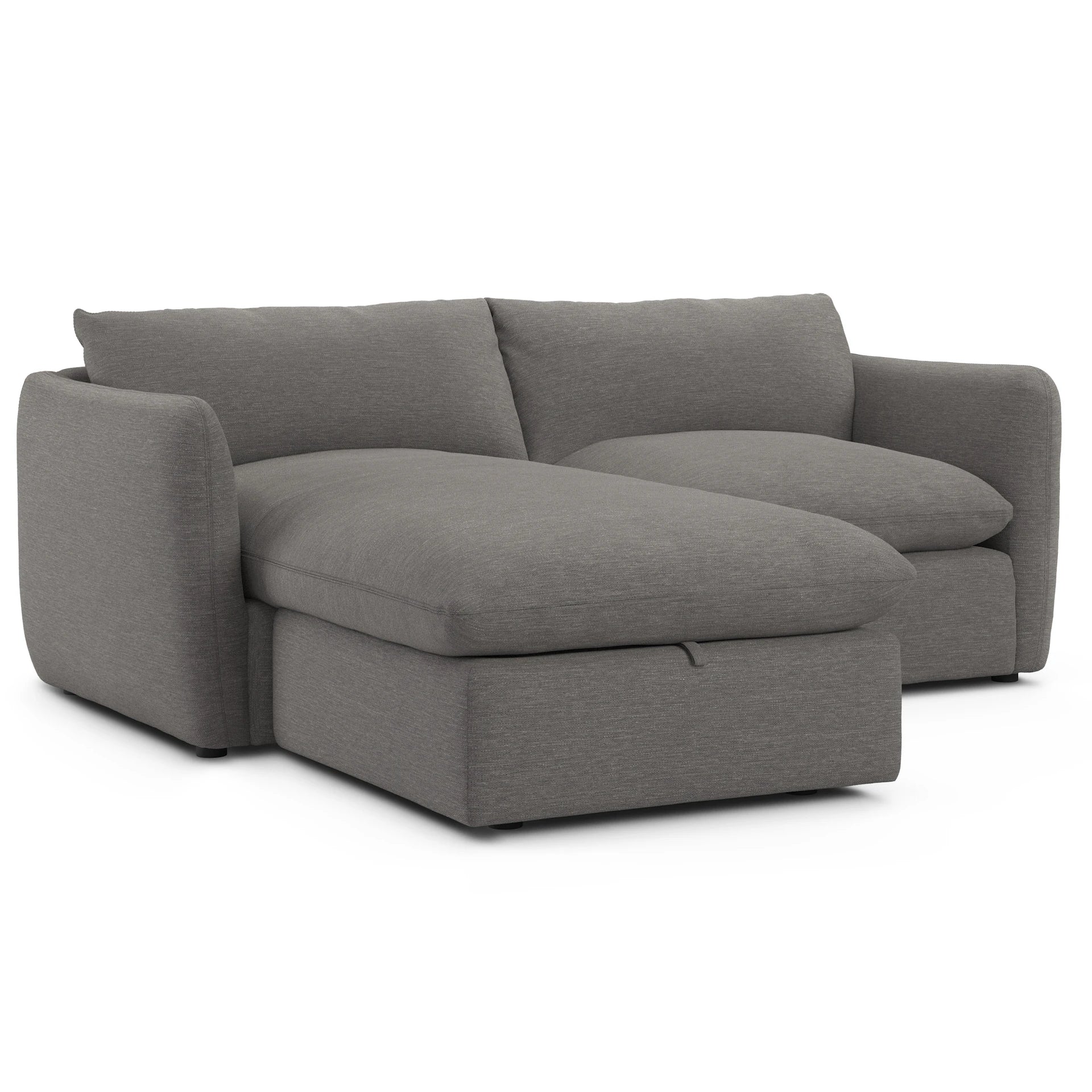 Leigh Fabric Reversible Storage Sectional