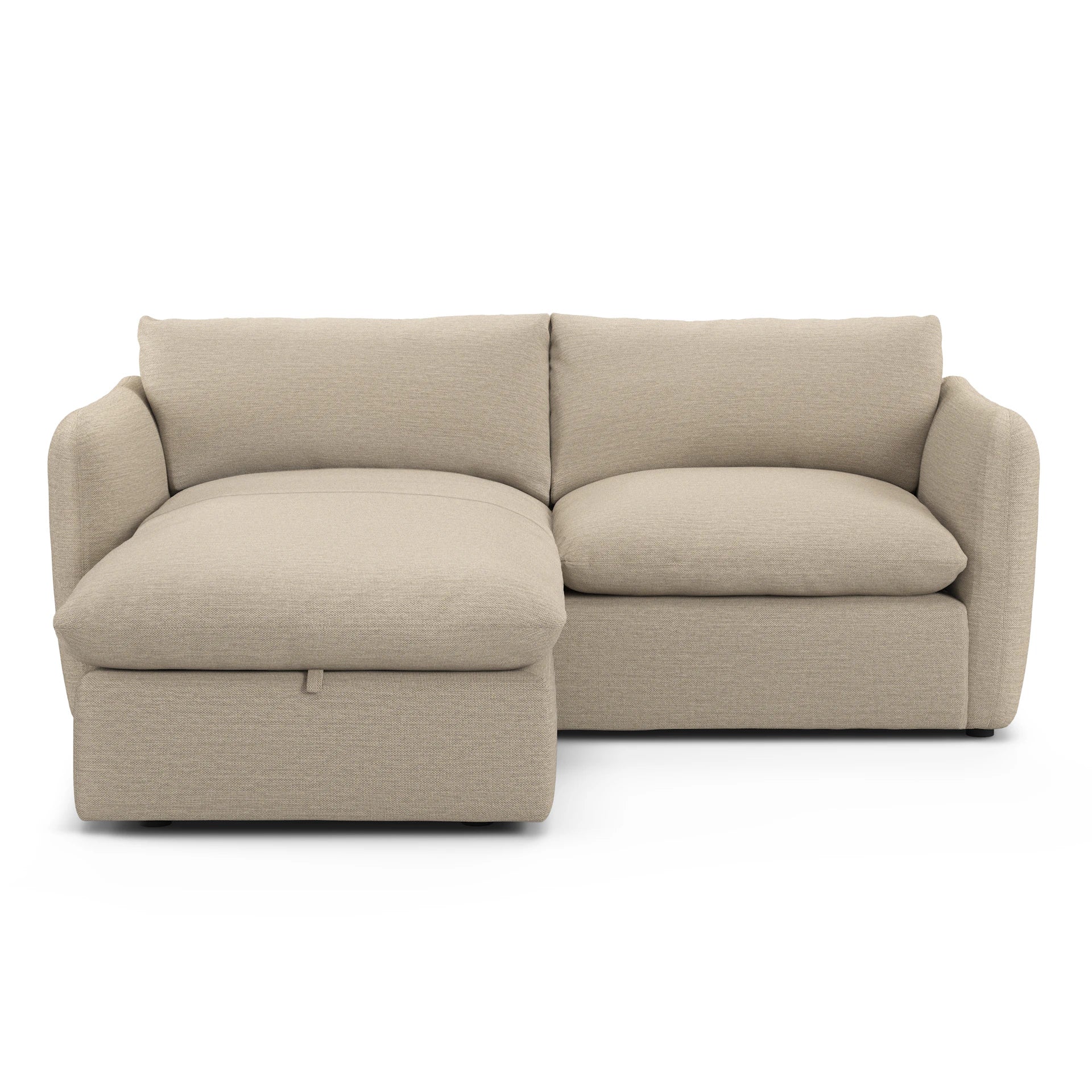 Leigh Fabric Reversible Storage Sectional