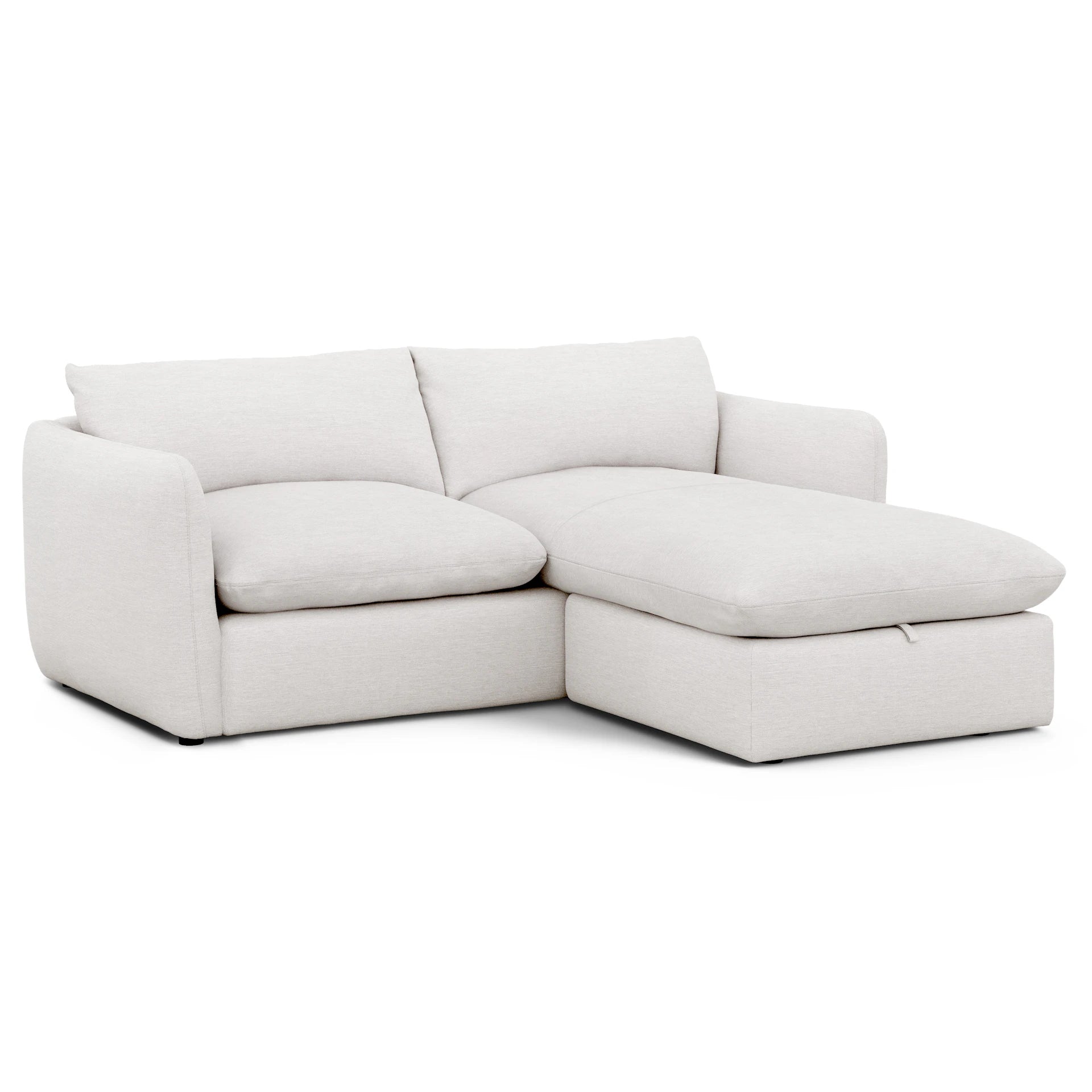 Leigh Fabric Reversible Storage Sectional