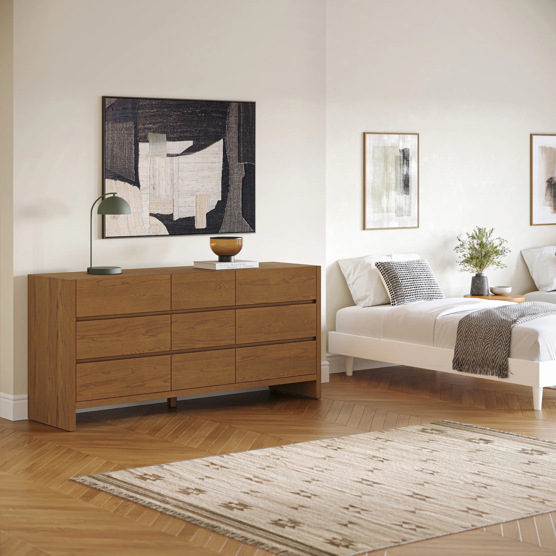 Leif 9-Drawer Triple Dresser