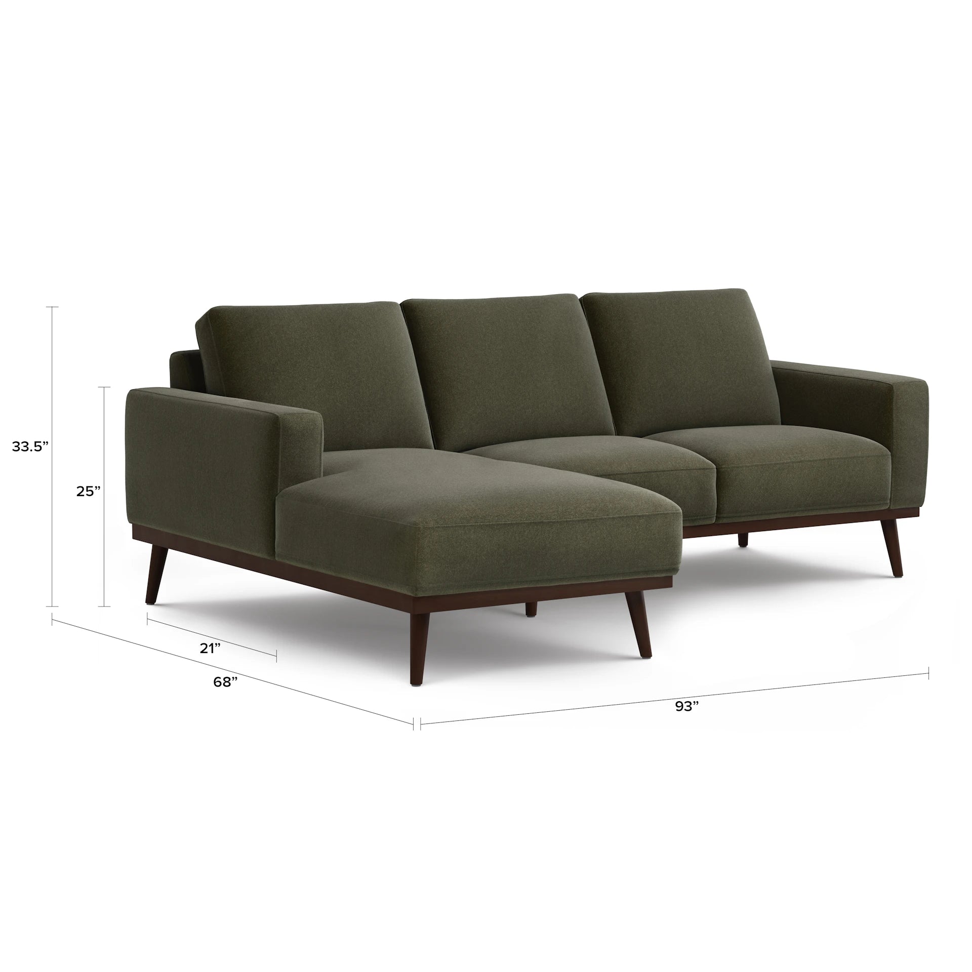 Rhett 93" Left Chaise Sectional