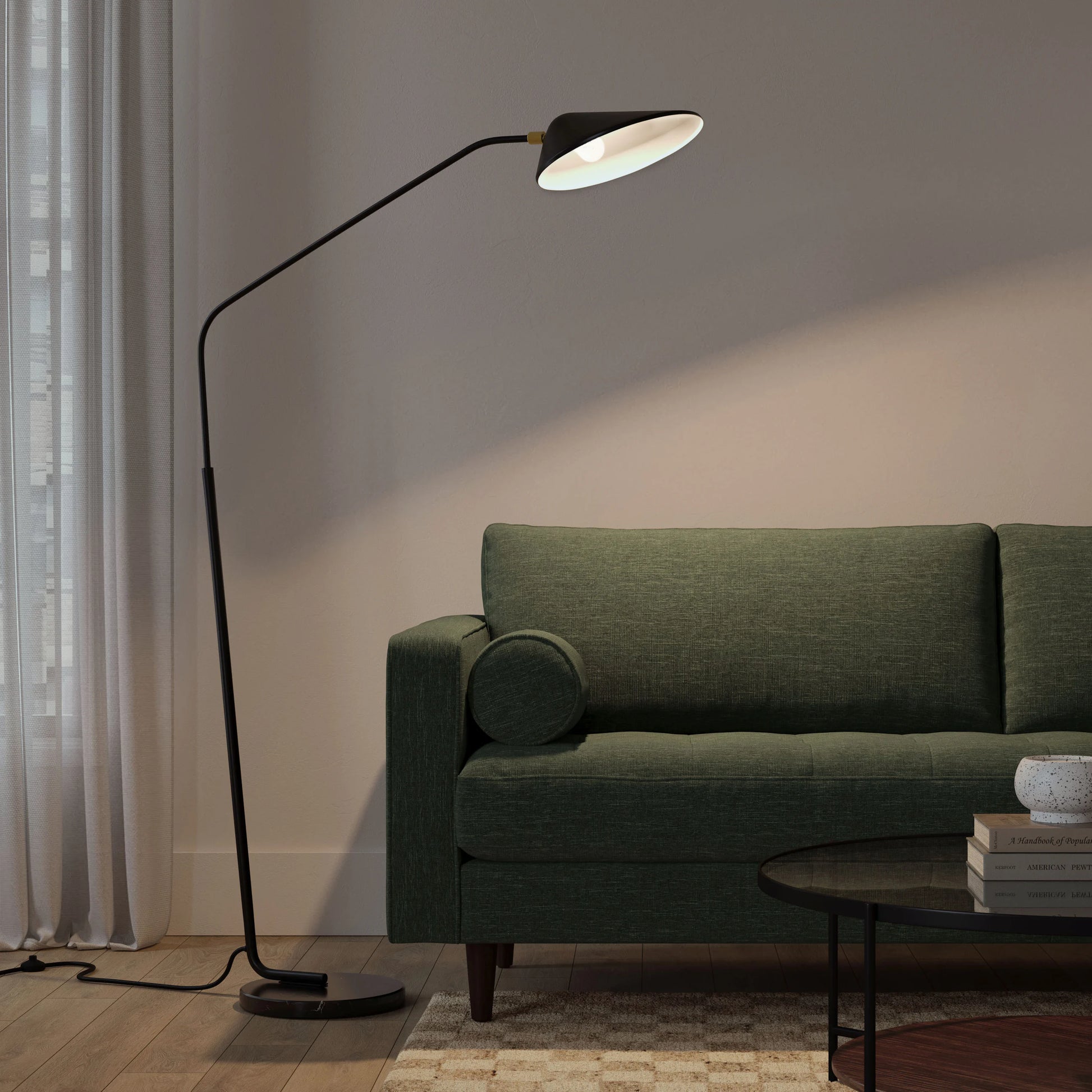 Monroe Floor Lamp - Black