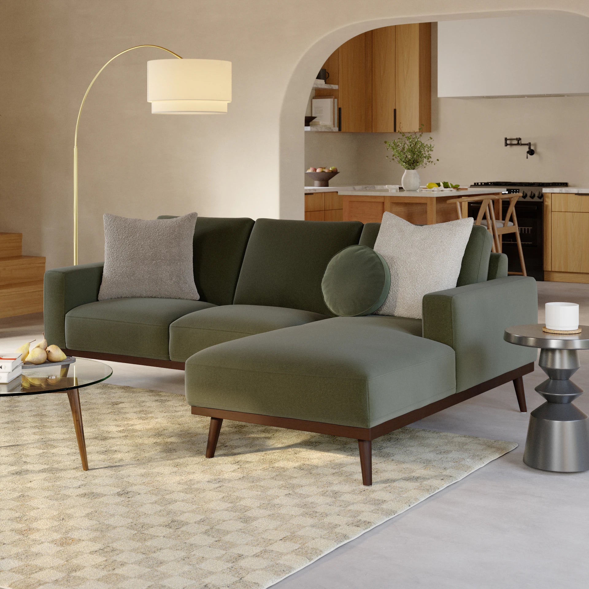 Rhett 93" Right Chaise Sectional