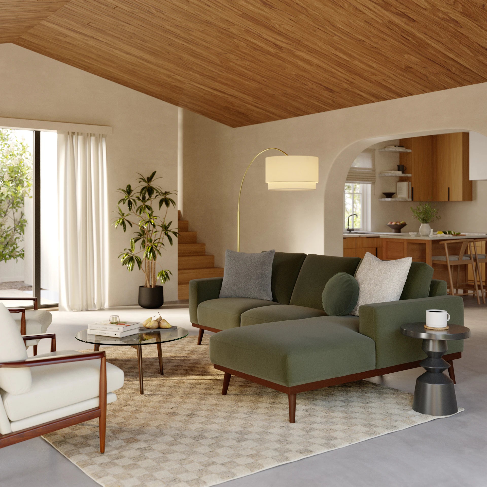 Rhett 93" Right Chaise Sectional