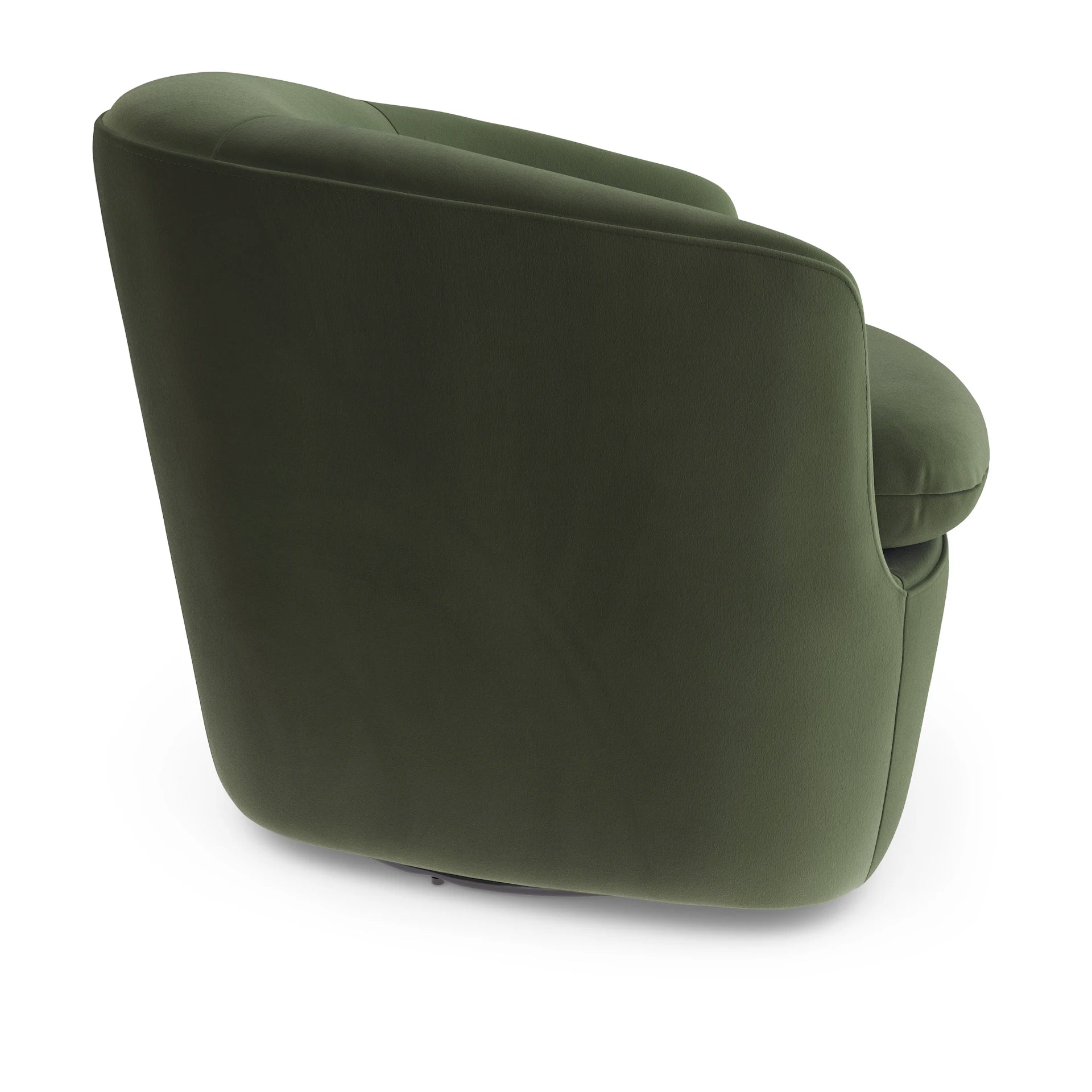 Turoy 32.5" Velvet Swivel Lounge Chair
