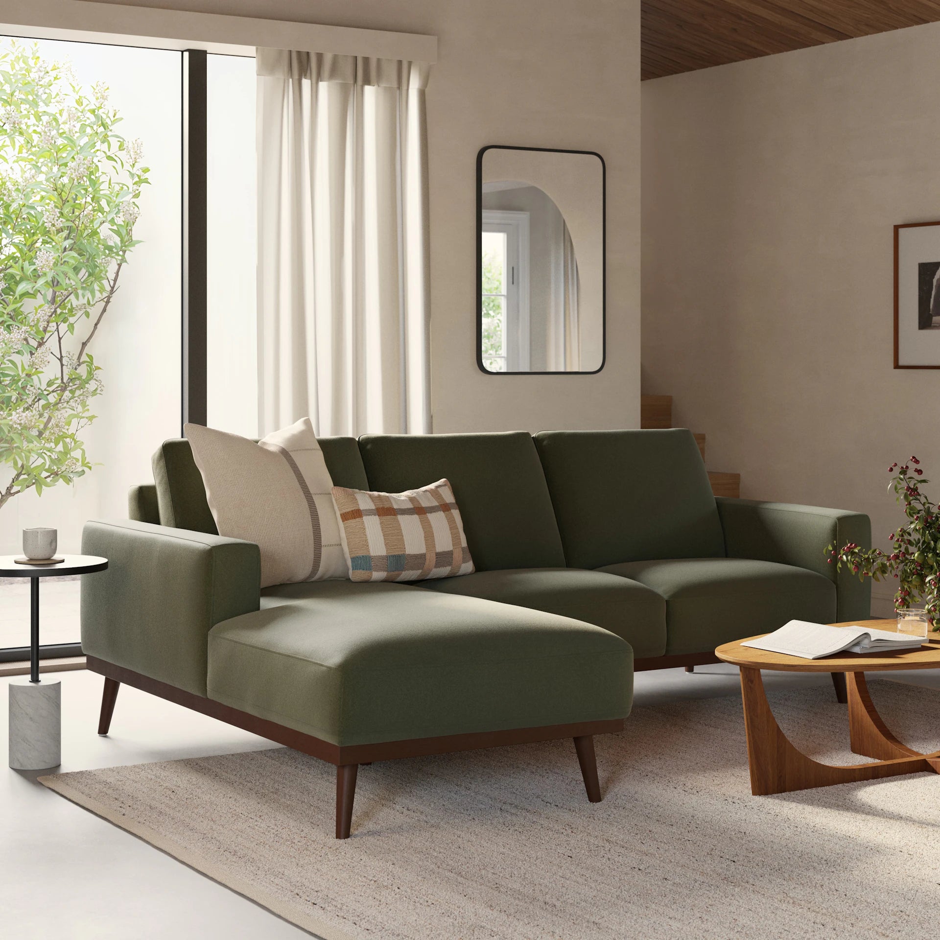 Rhett 93" Left Chaise Sectional