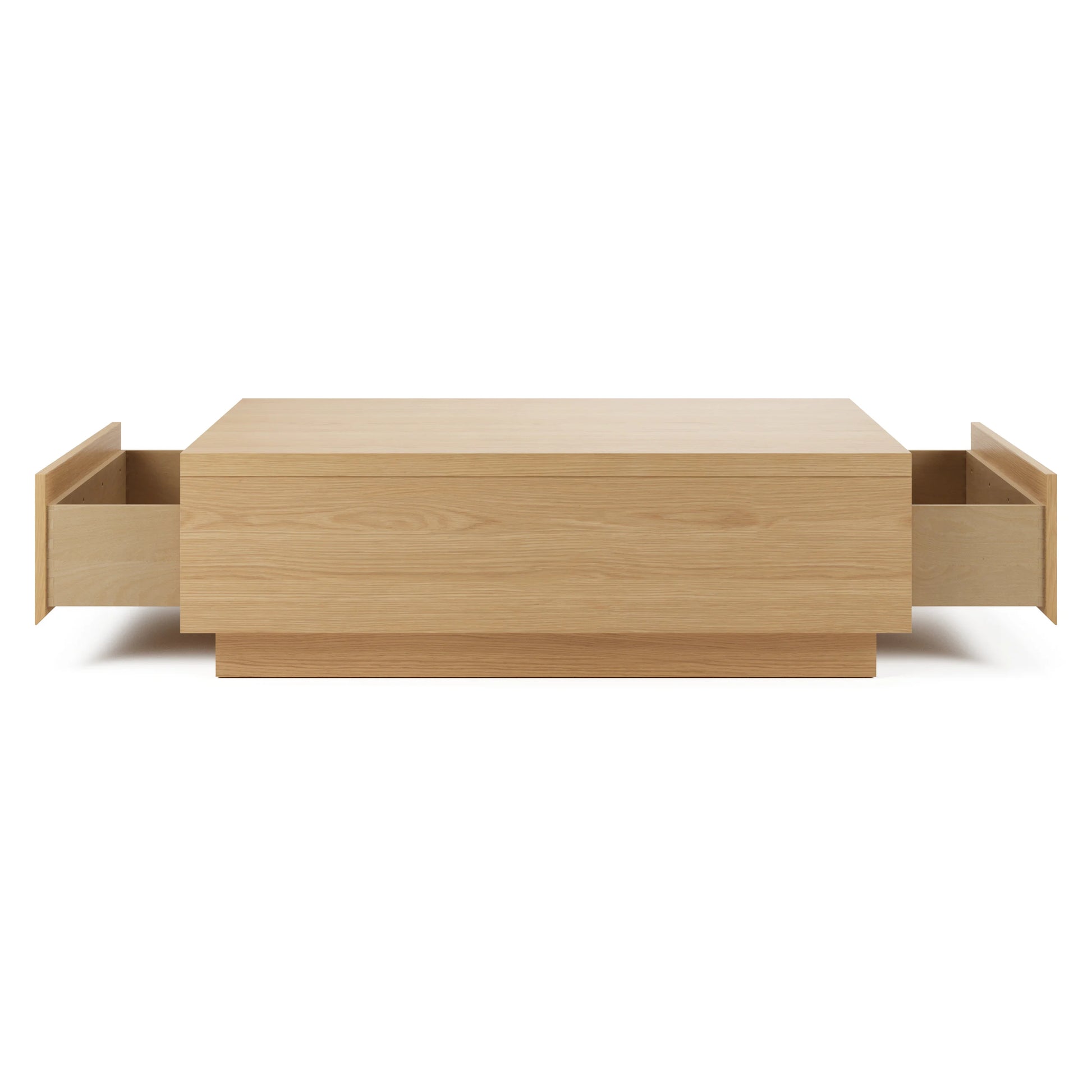 Leif 47" Storage Coffee Table - White Oak