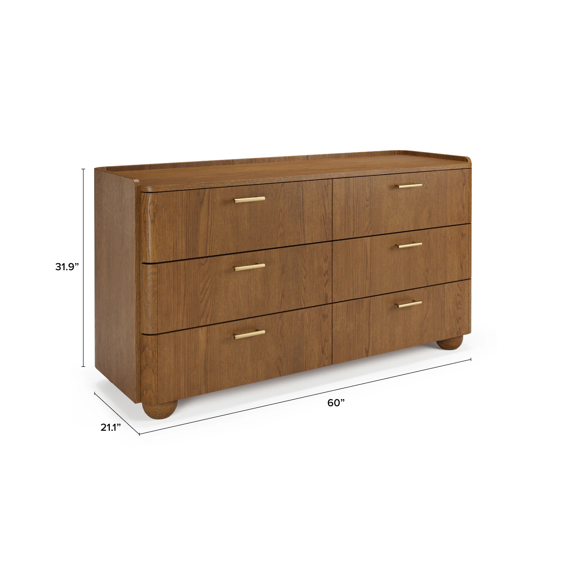 Miila 6-Drawer Double Dresser