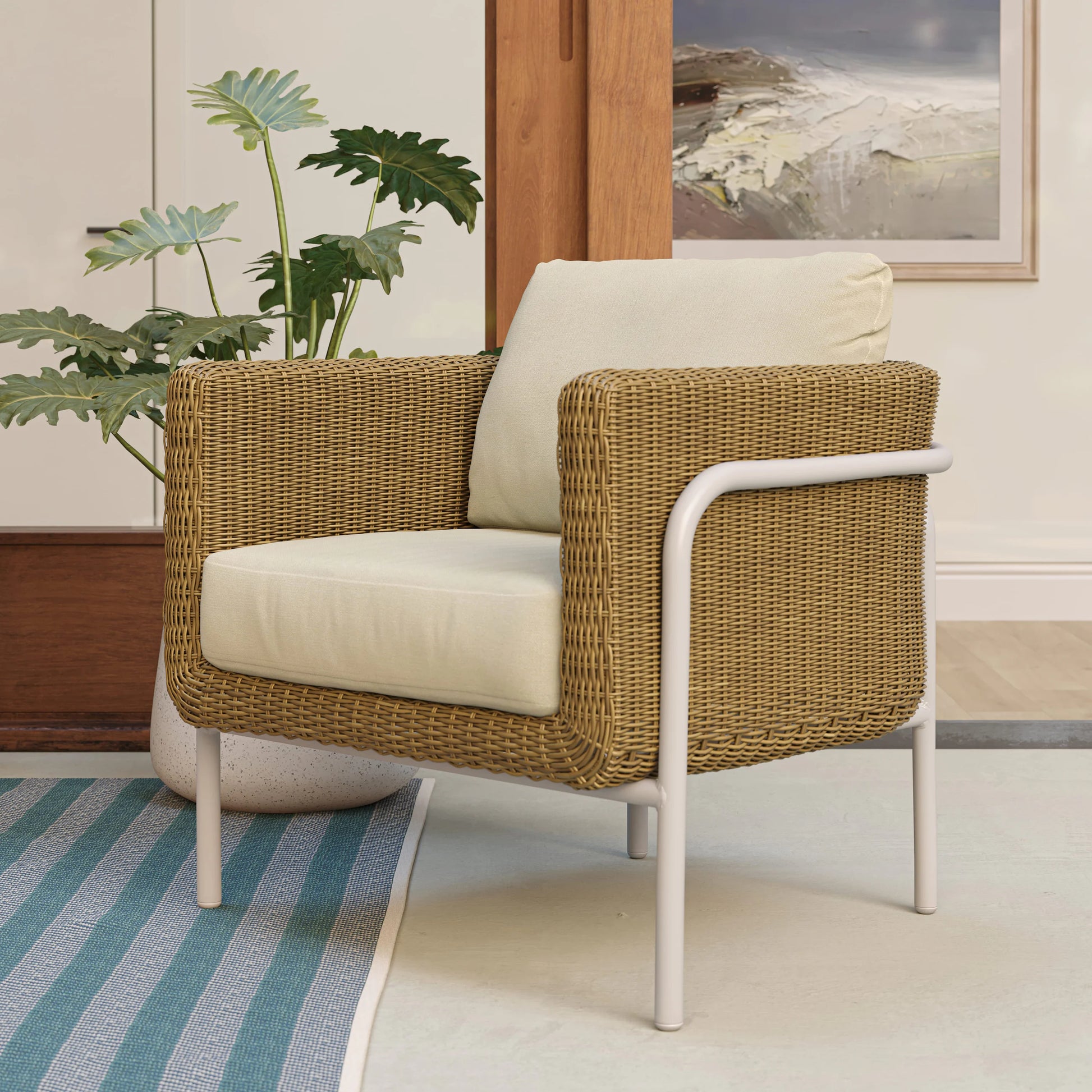 Aby 33" Outdoor Lounge Chair