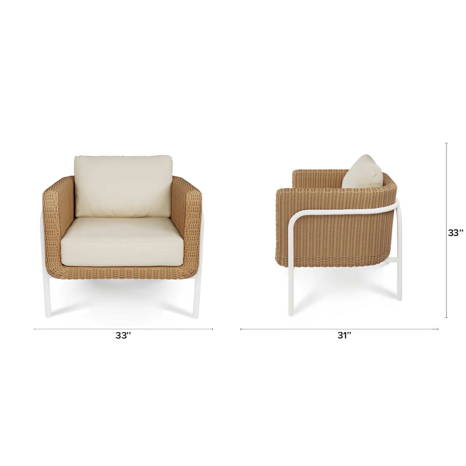 Aby 33" Outdoor Lounge Chair
