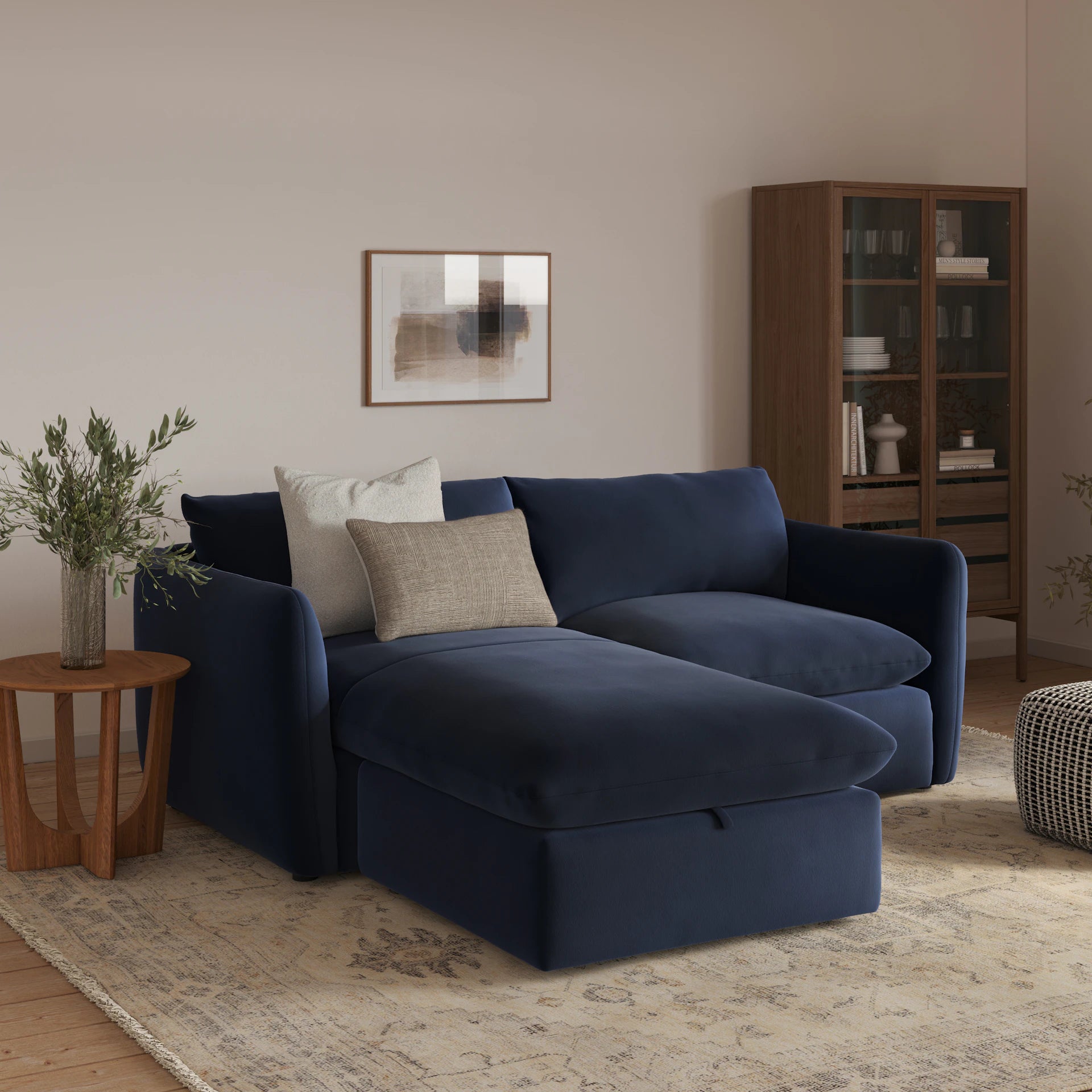 Leigh Velvet Modular Sectional