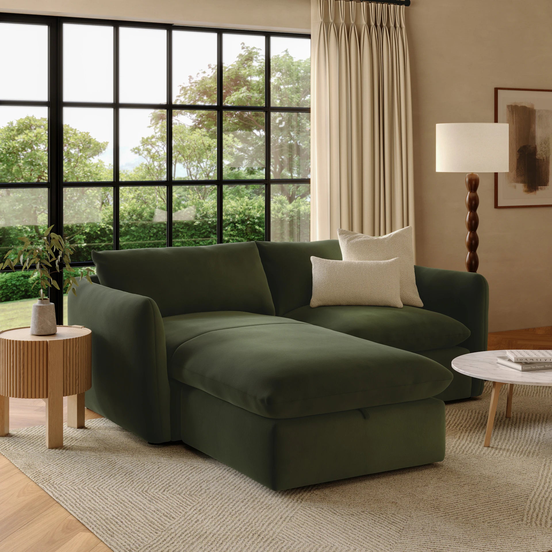 Leigh Velvet Modular Sectional