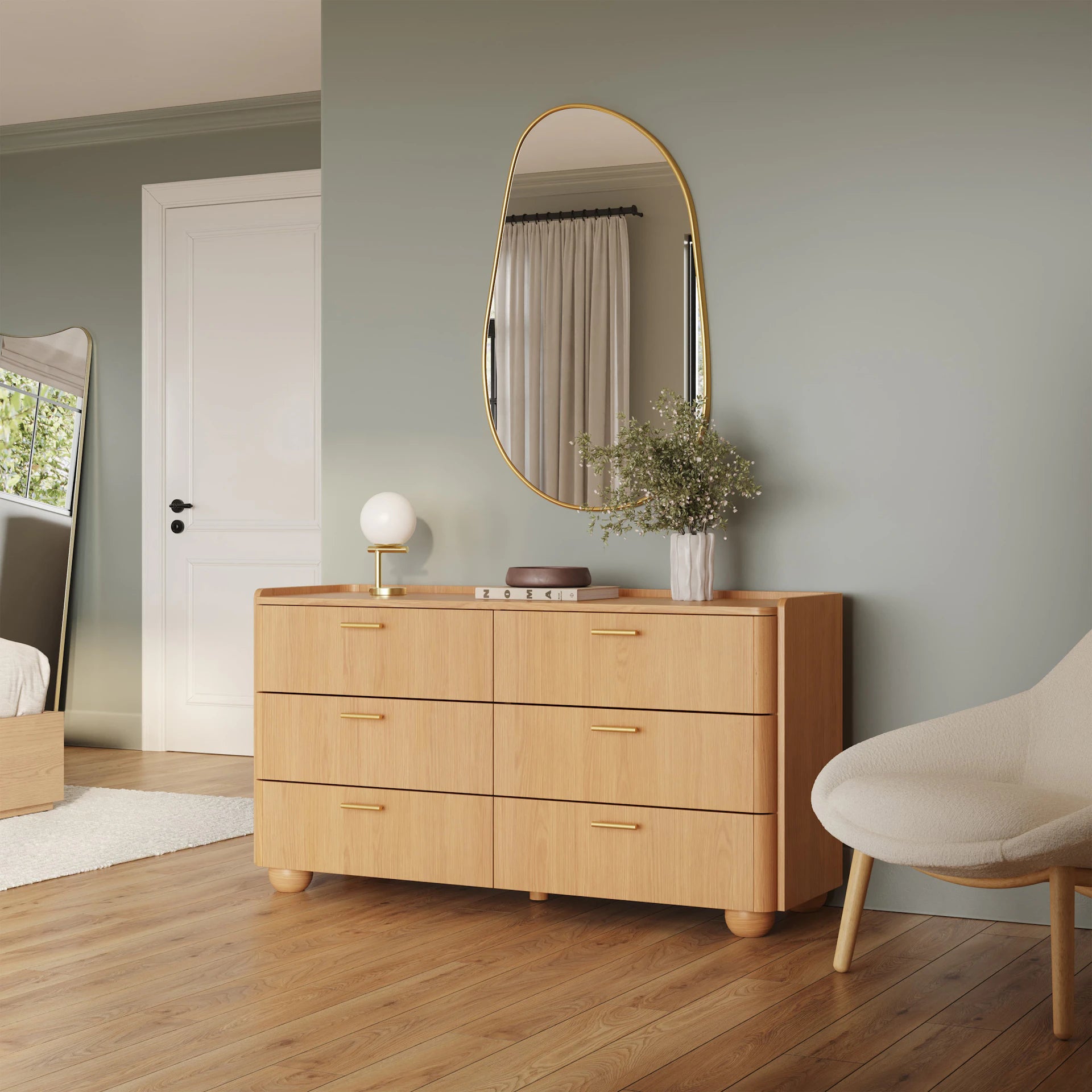 Miila 6-Drawer Double Dresser