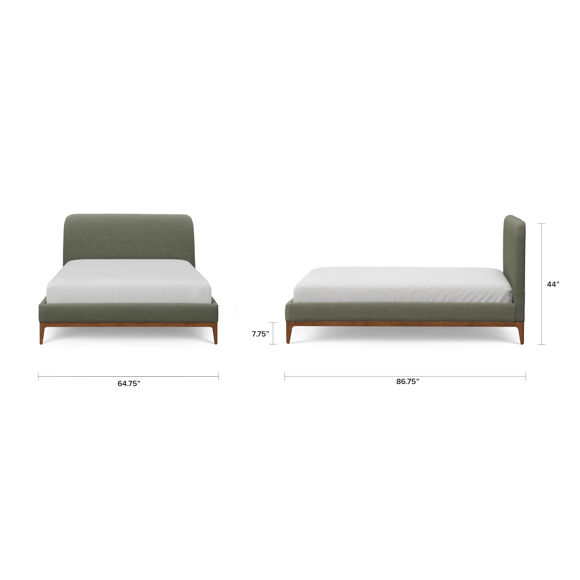 Rosin Upholstered Bed