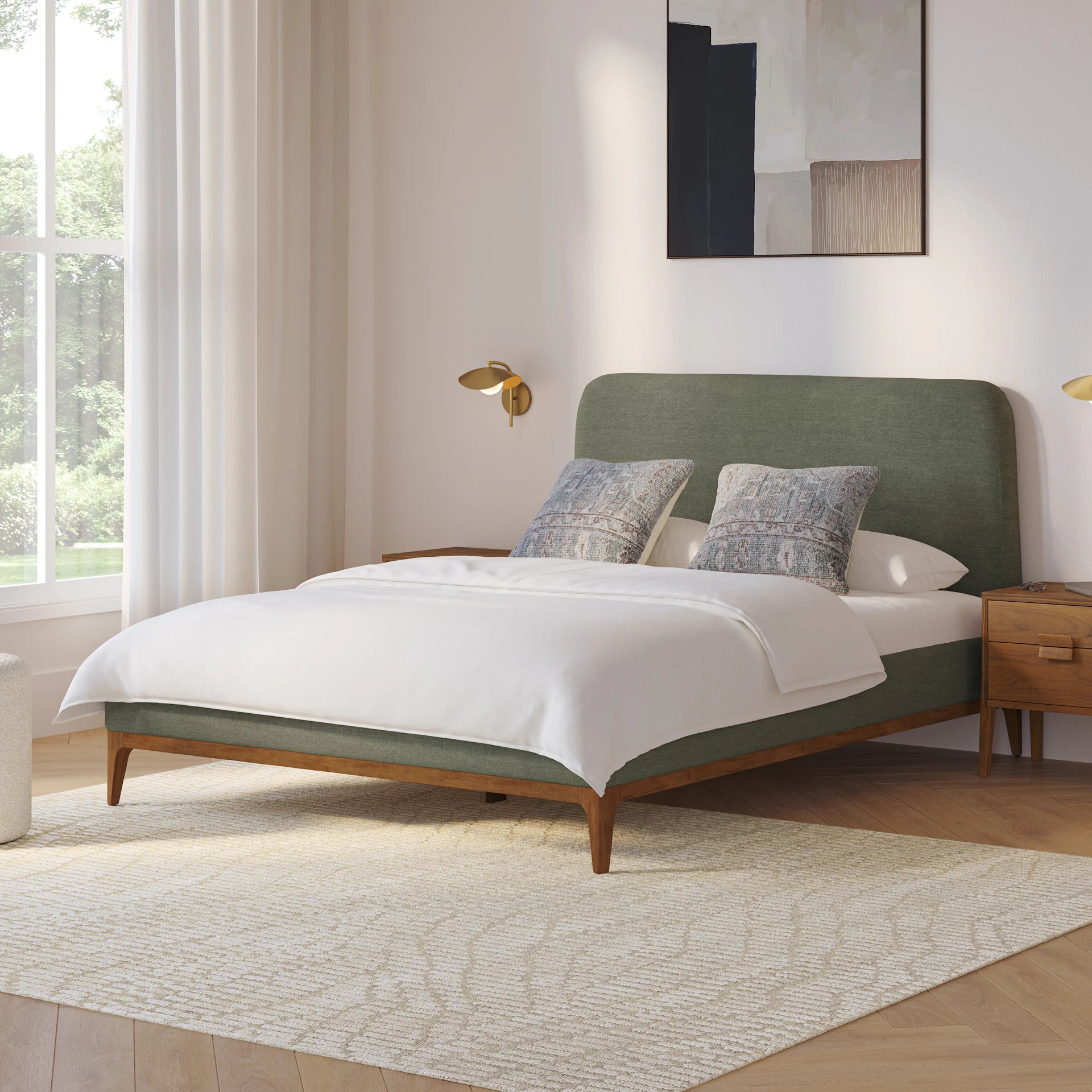 Rosin Upholstered Bed