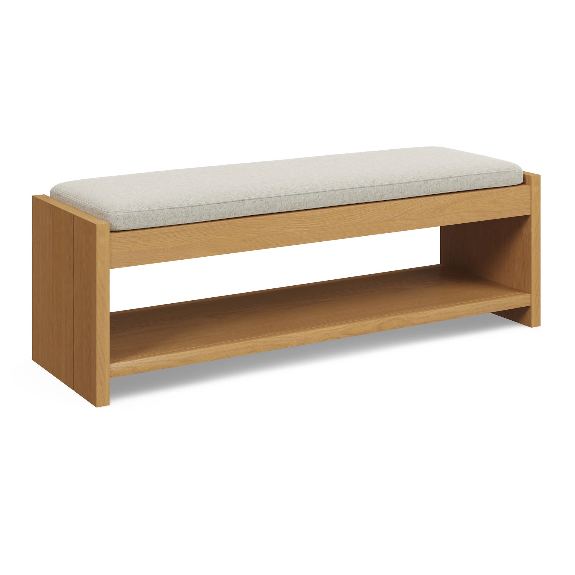 Cassie 56" Fabric Bench