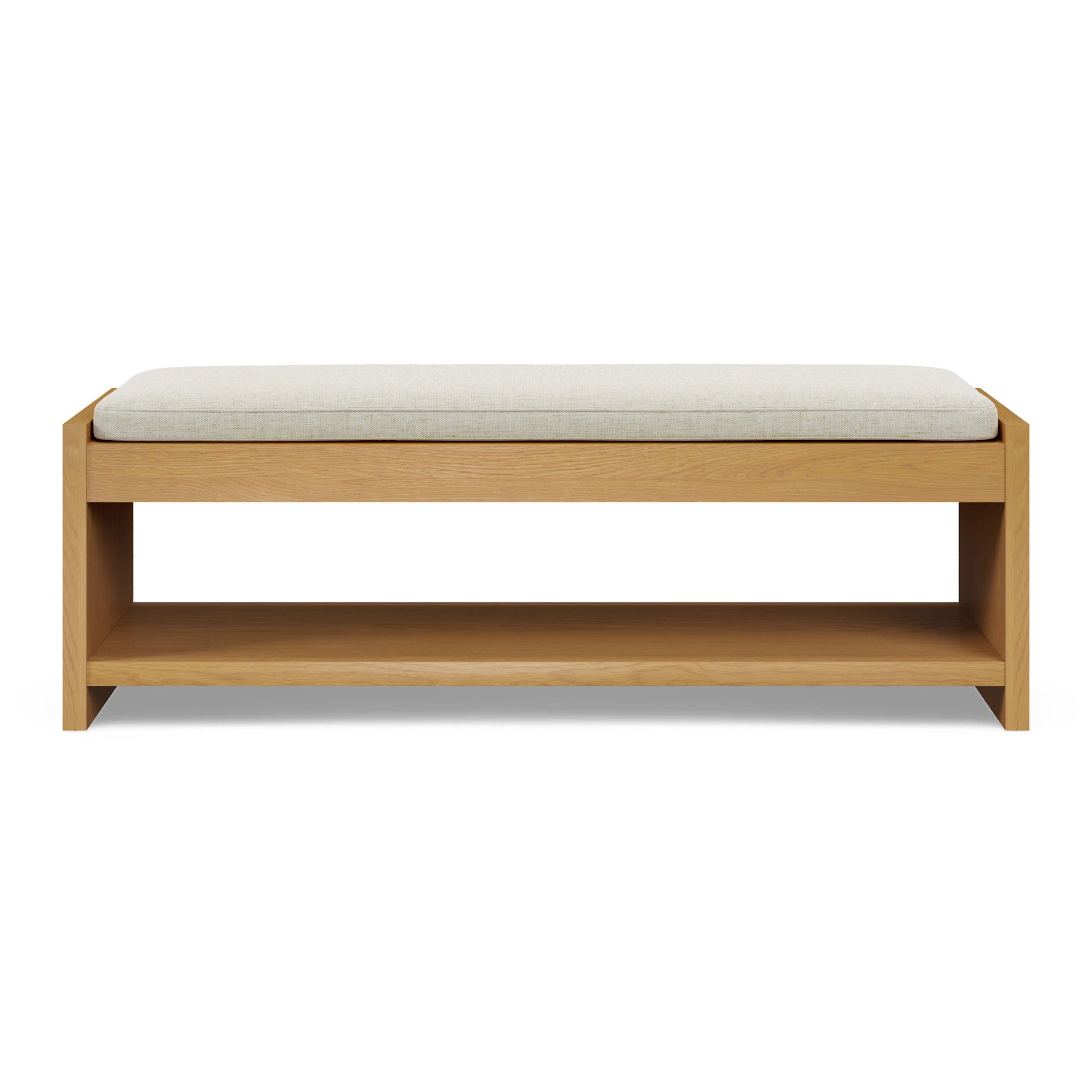 Cassie 56" Fabric Bench