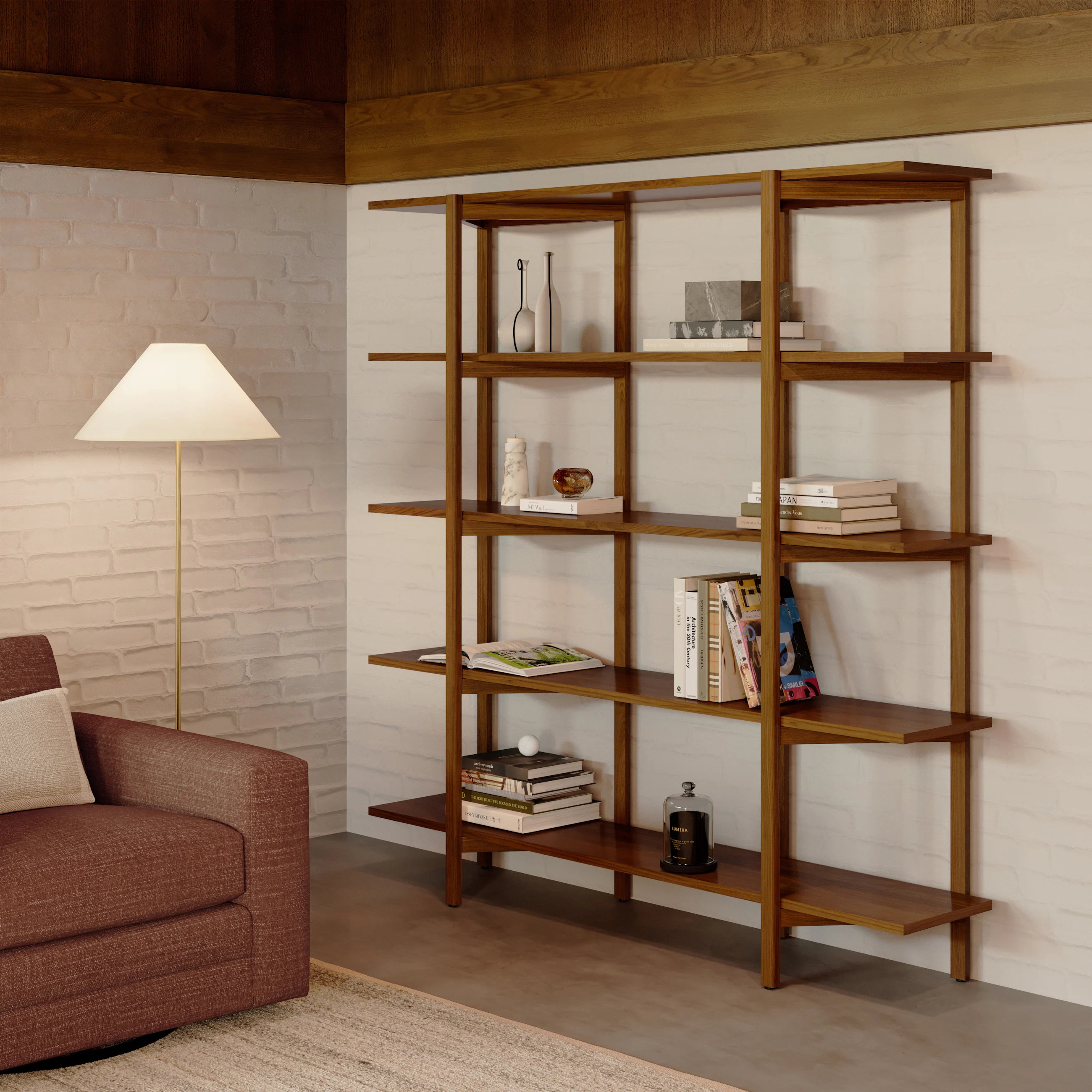 Zander 75" Shelving Unit