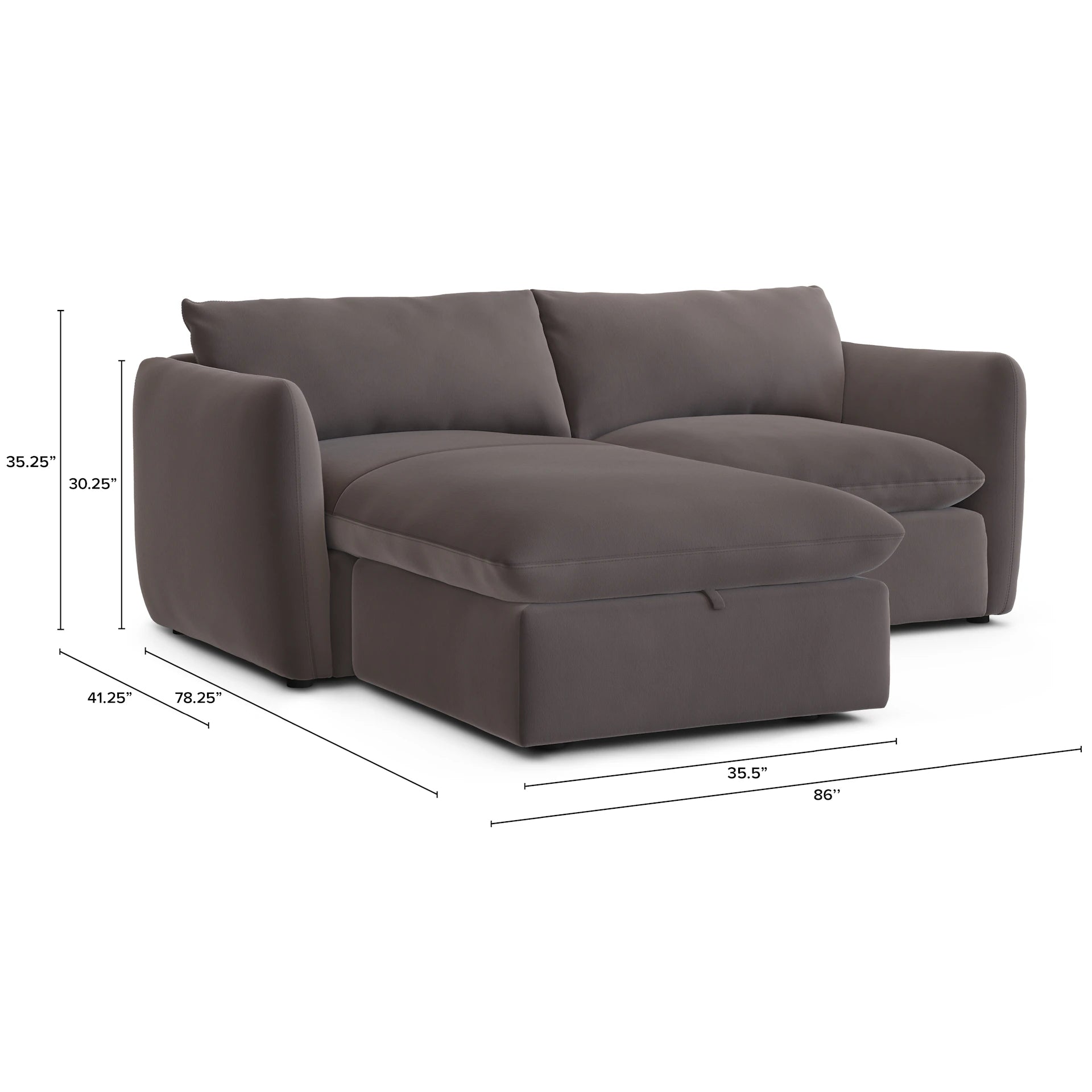Leigh Velvet Modular Sectional