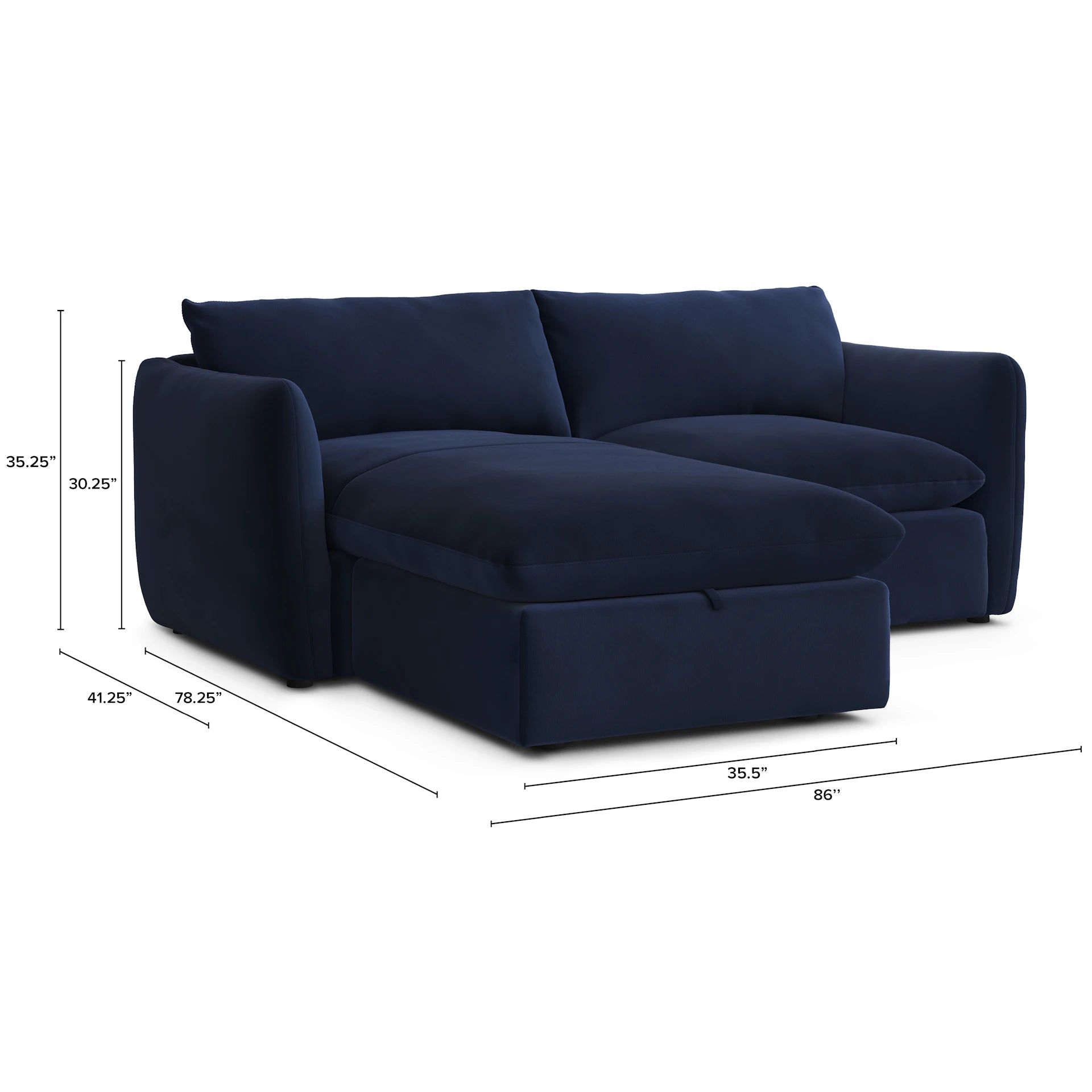 Leigh Velvet Modular Sectional