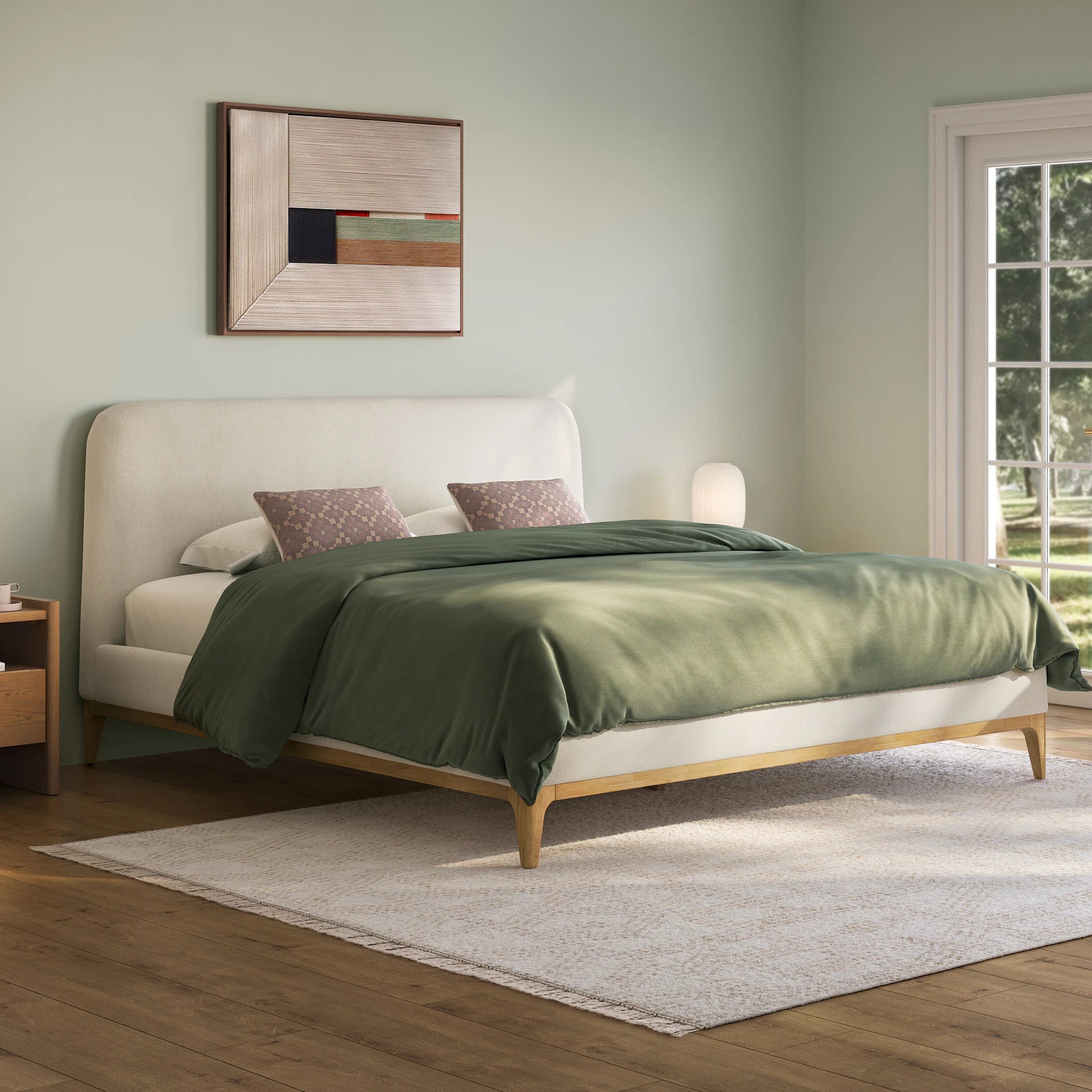 Rosin Upholstered Bed
