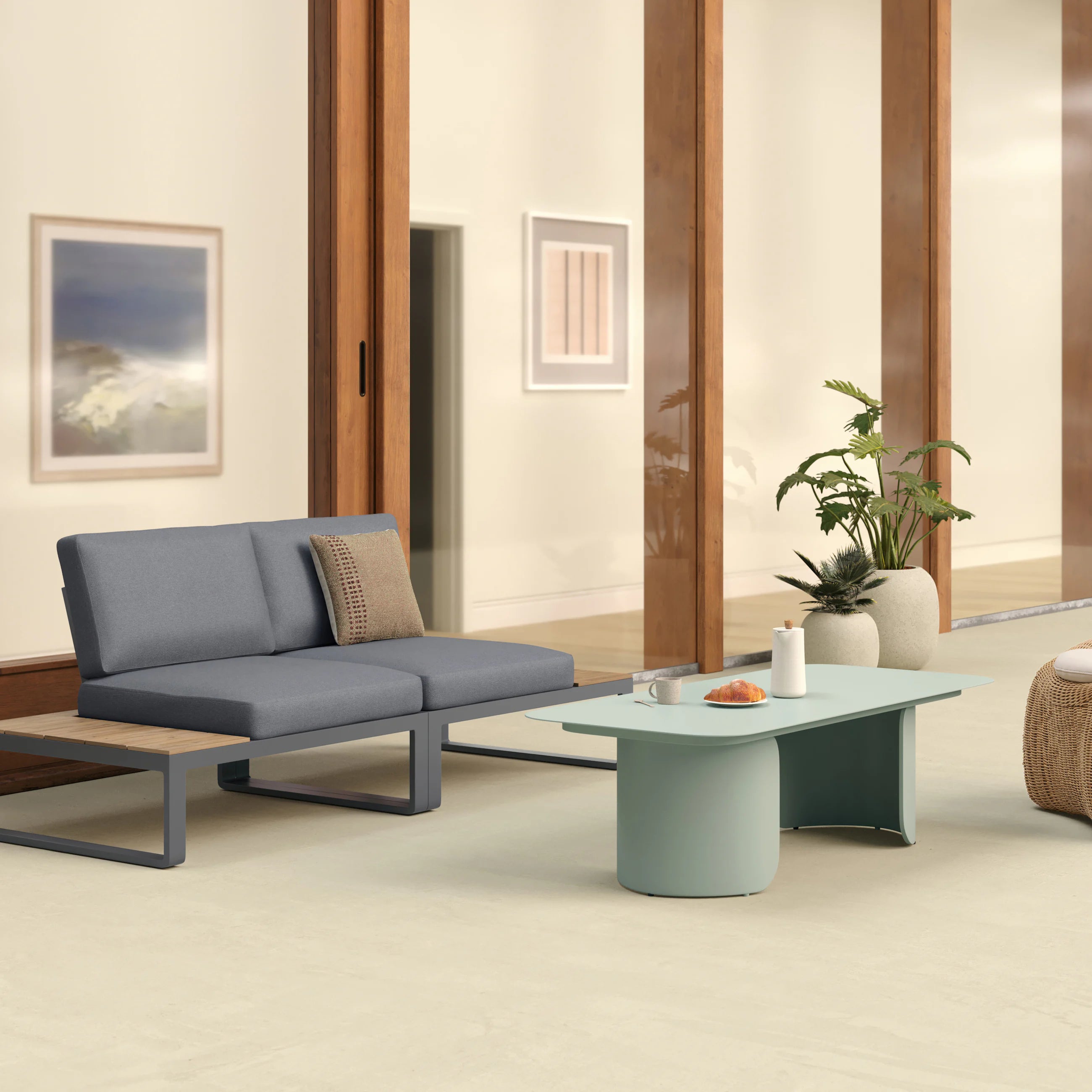 Skane 48" Outdoor Coffee Table