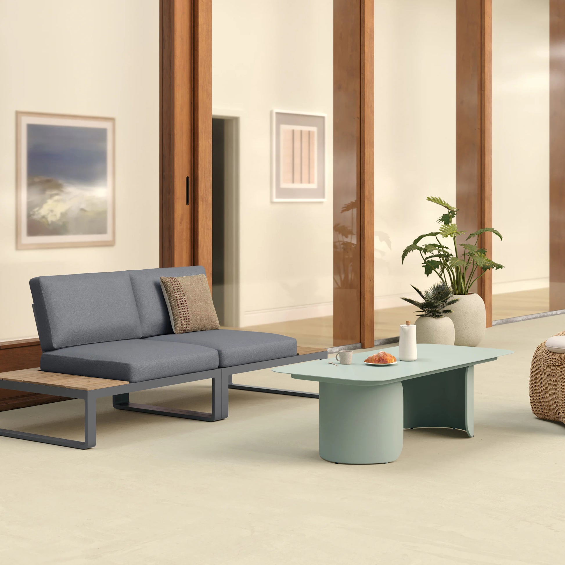 Skane 48" Outdoor Coffee Table