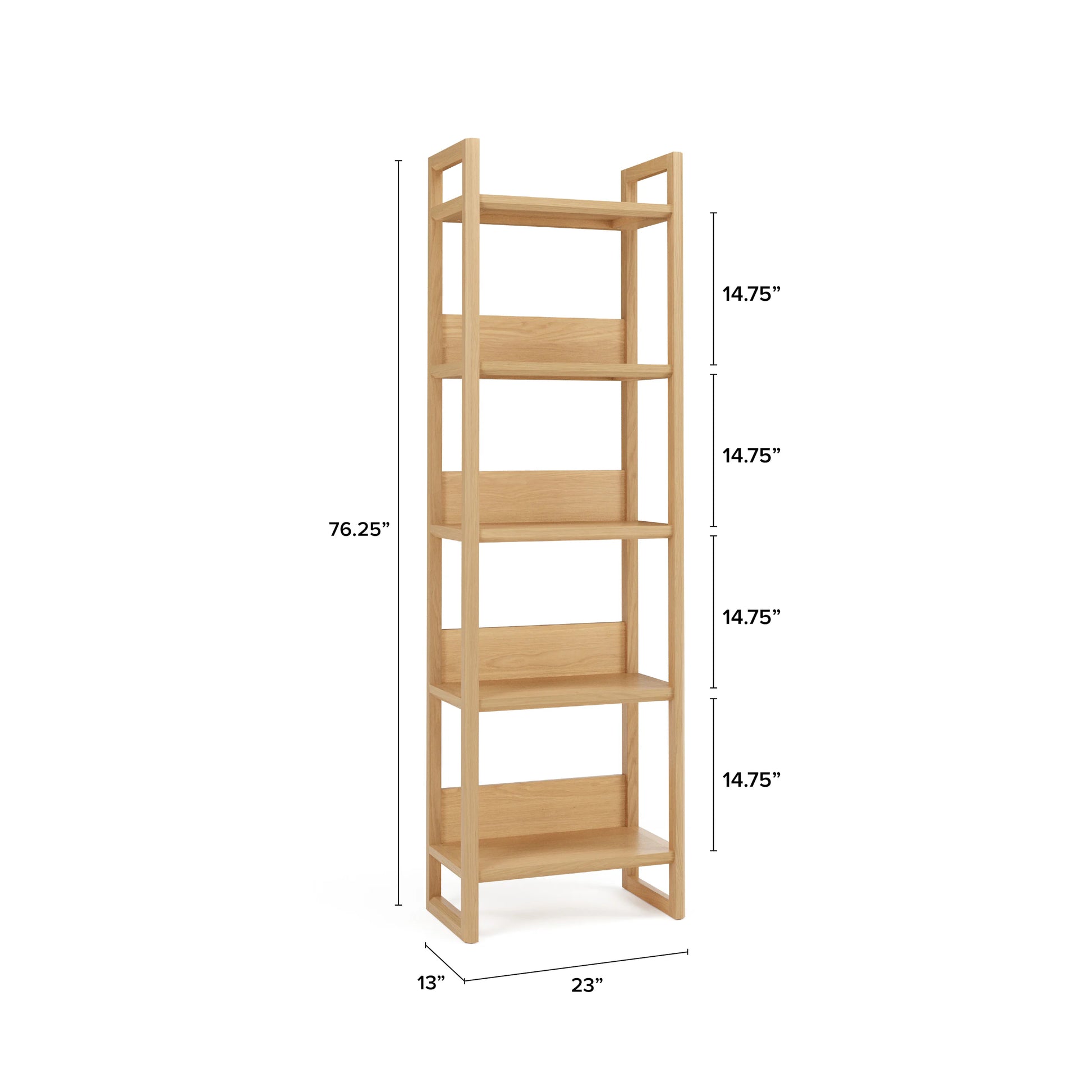 Lilya Shelving Unit - White Oak