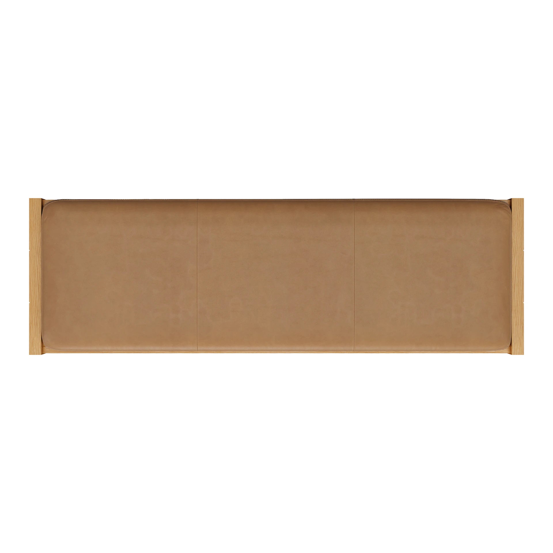 Cassie 56" Leather Bench