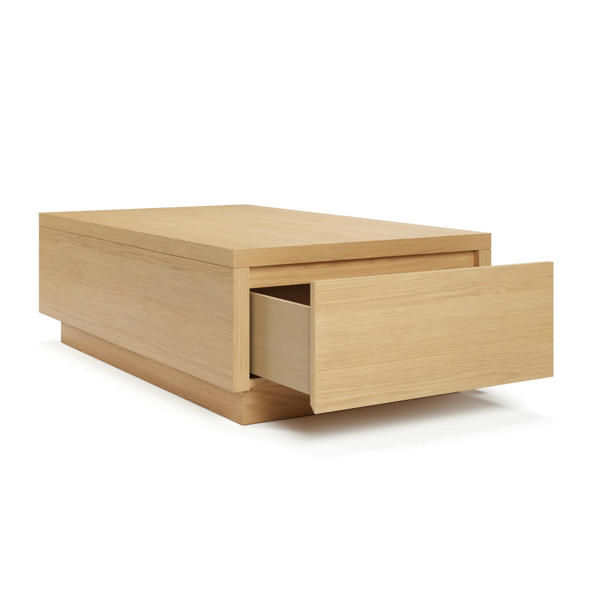 Leif 47" Storage Coffee Table - White Oak