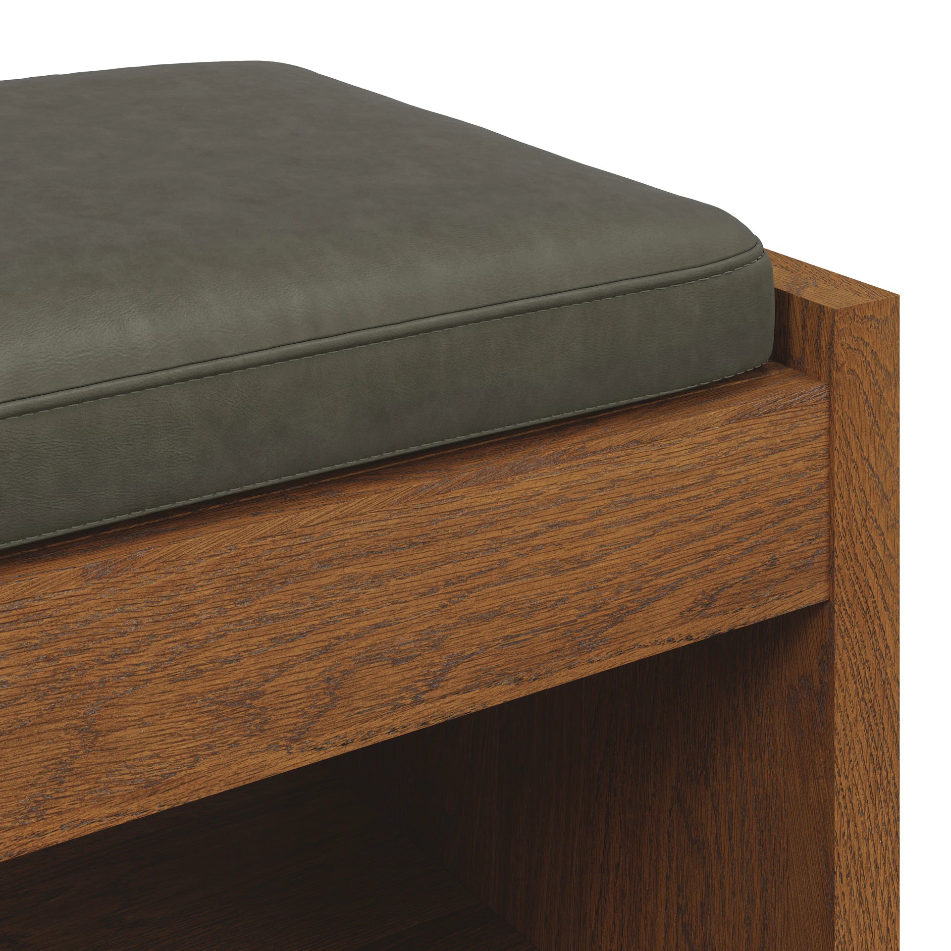 Cassie 56" Leather Bench