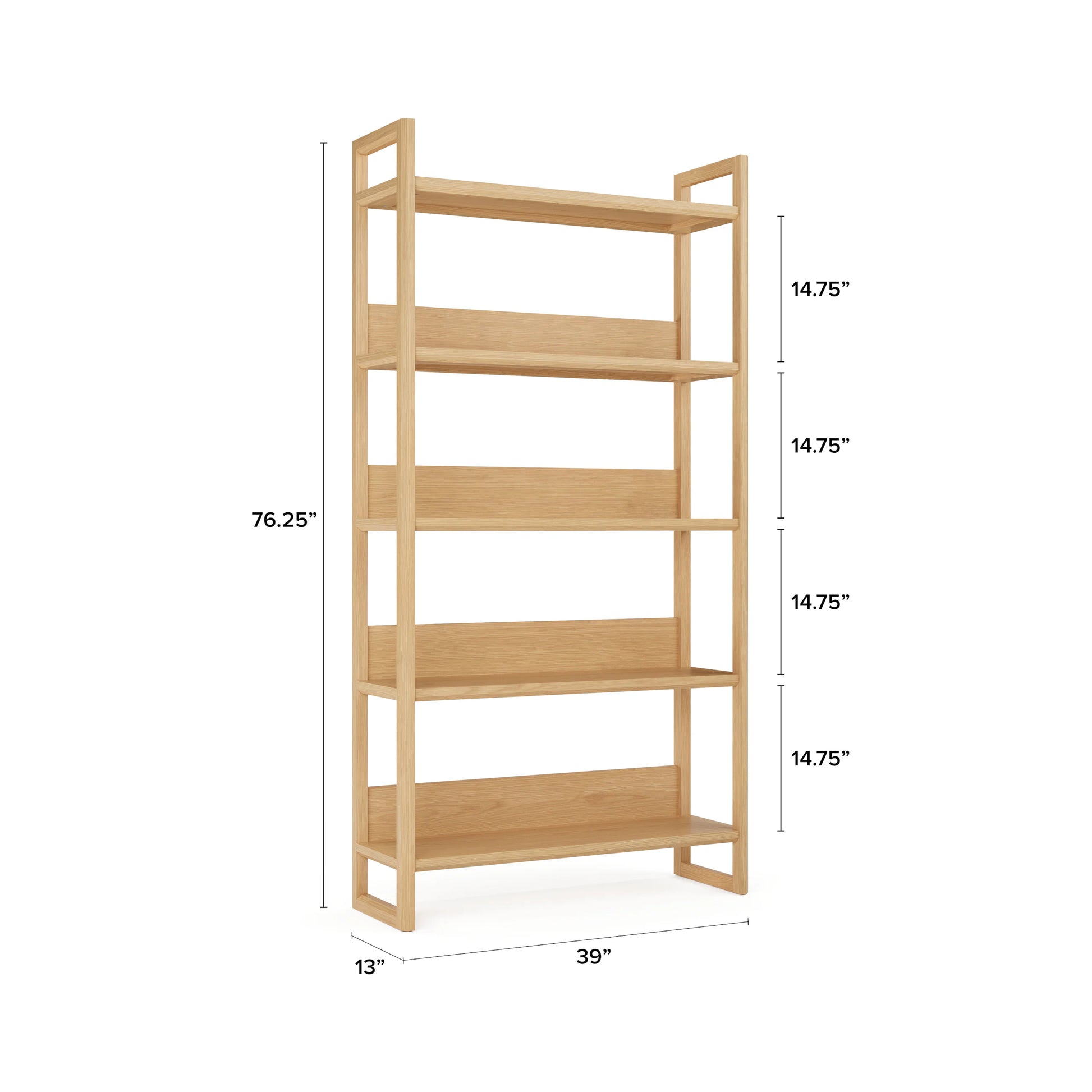 Lilya Shelving Unit - White Oak