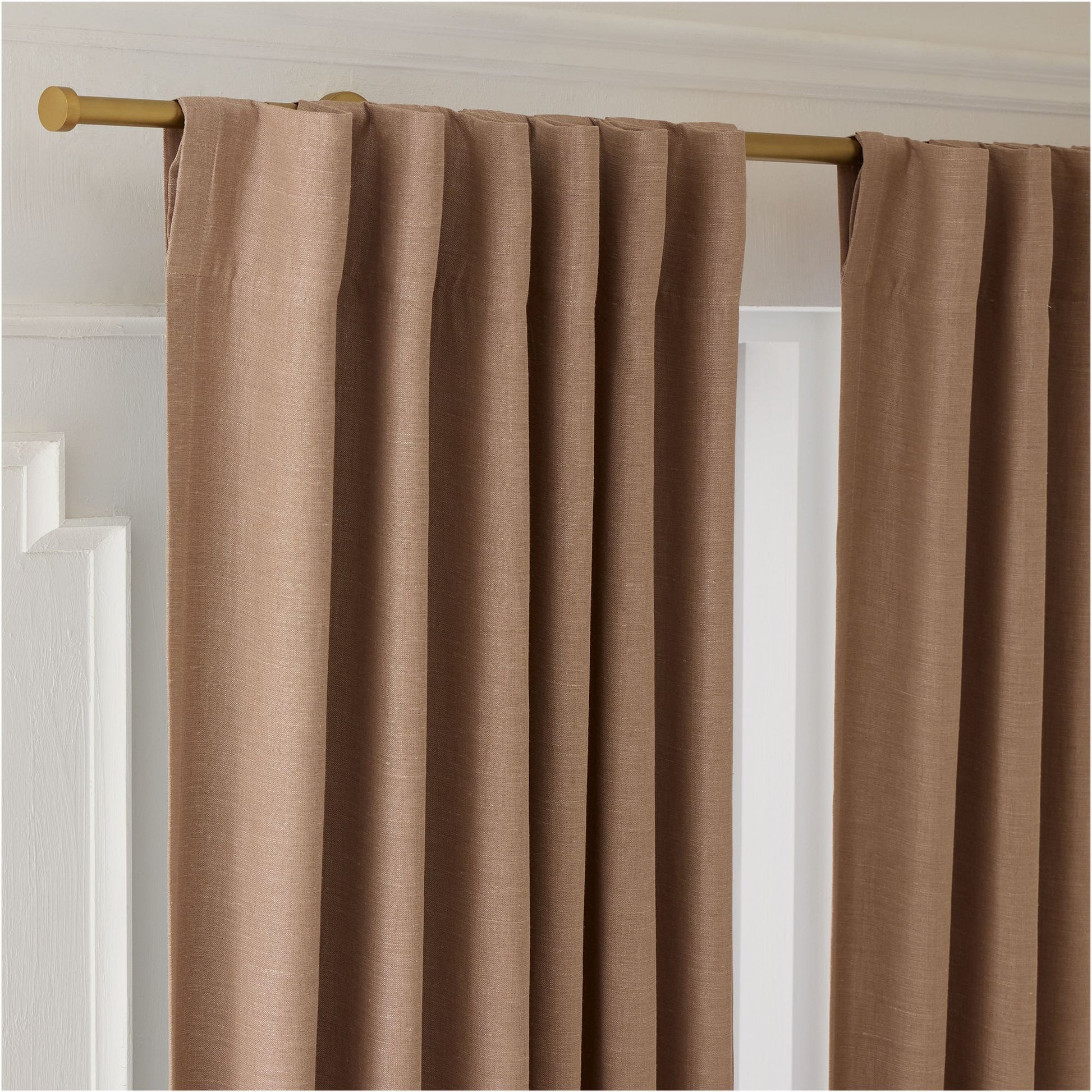 European Flax Linen Blackout Curtain